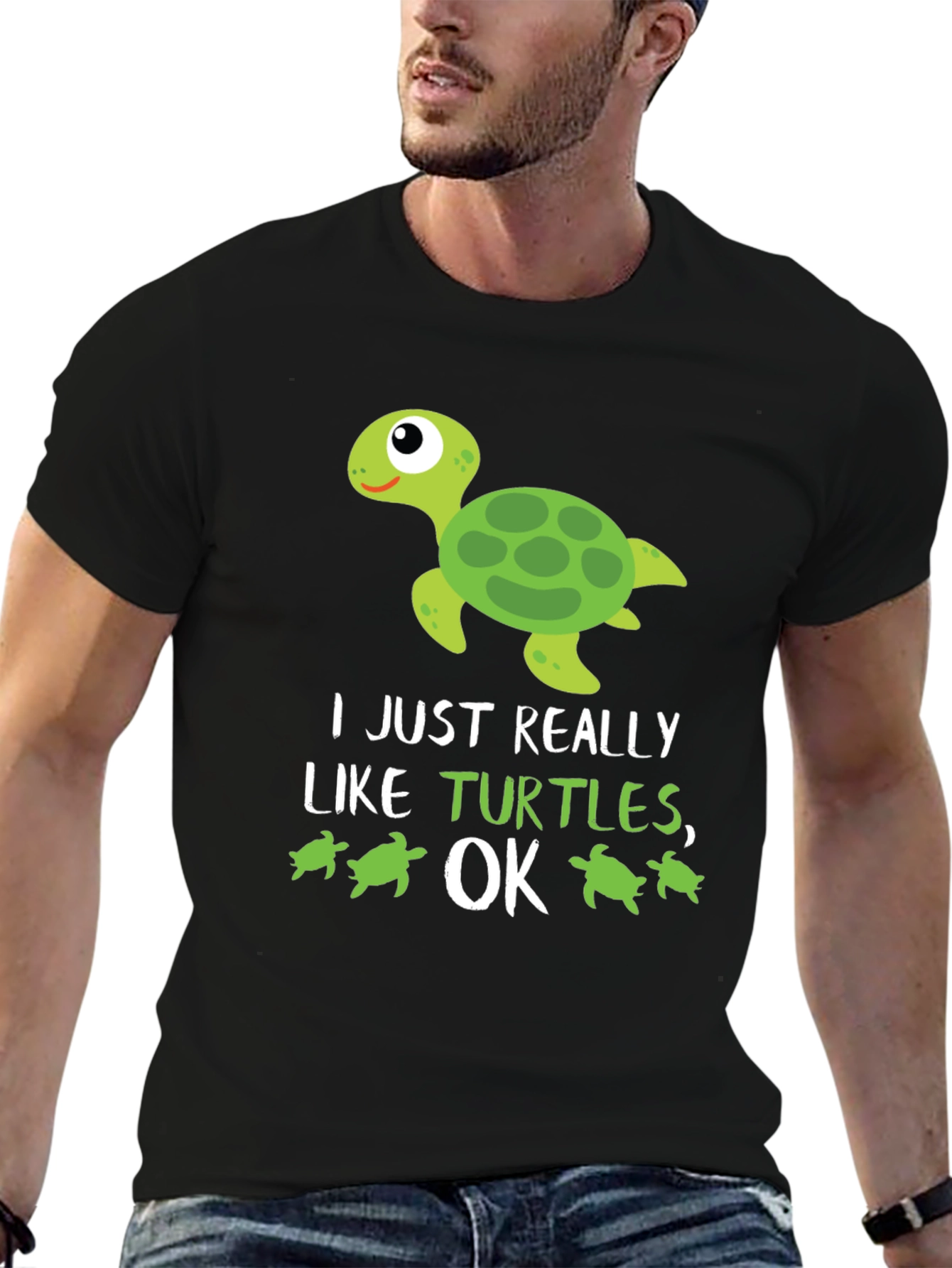 Funny Turtle Lover Graphic T-Shirt