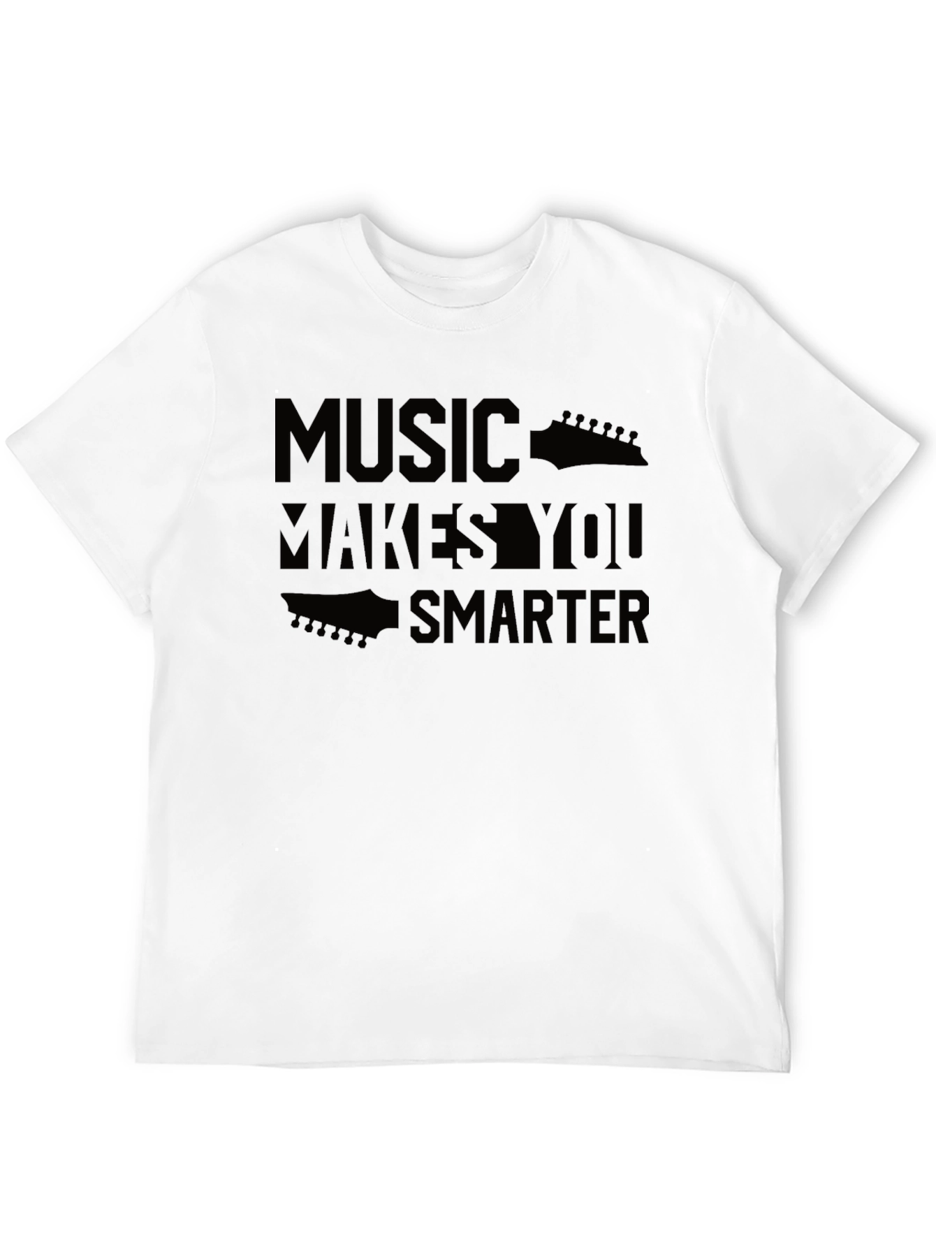 Music Makes You Smarter T-Shirt - Guitar Theme