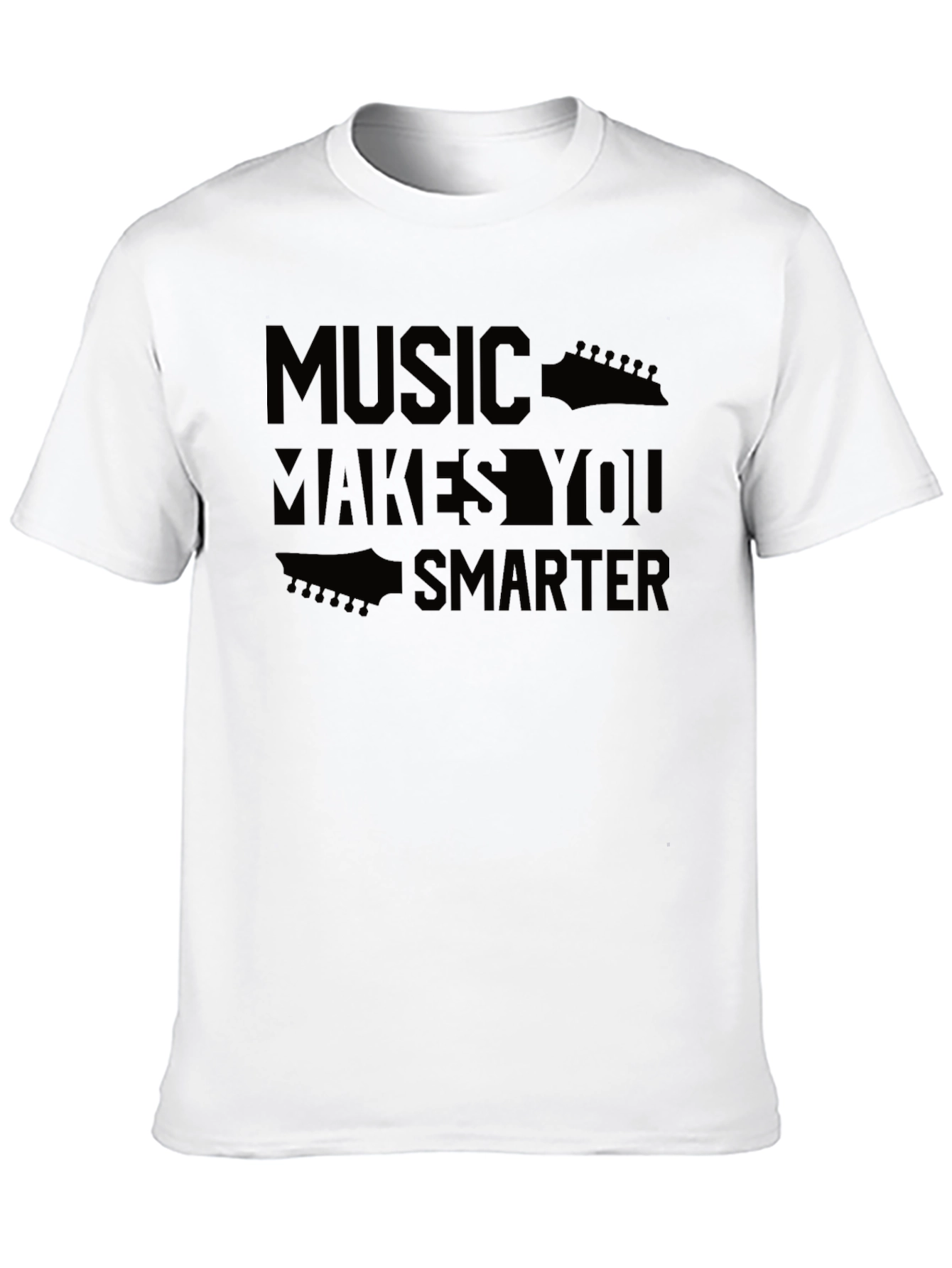 Music Makes You Smarter T-Shirt - Guitar Theme