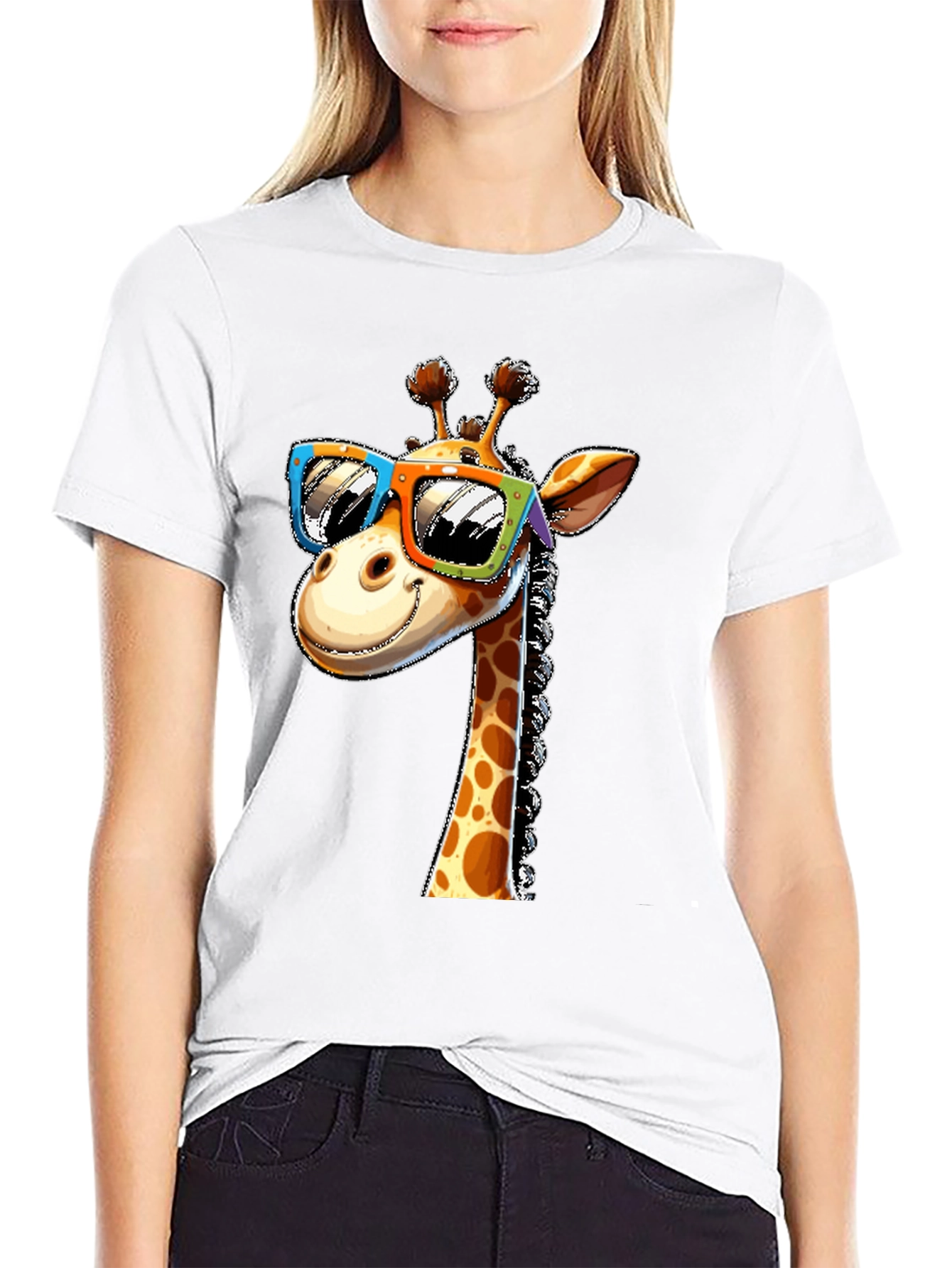 Cool Giraffe Graphic Tee