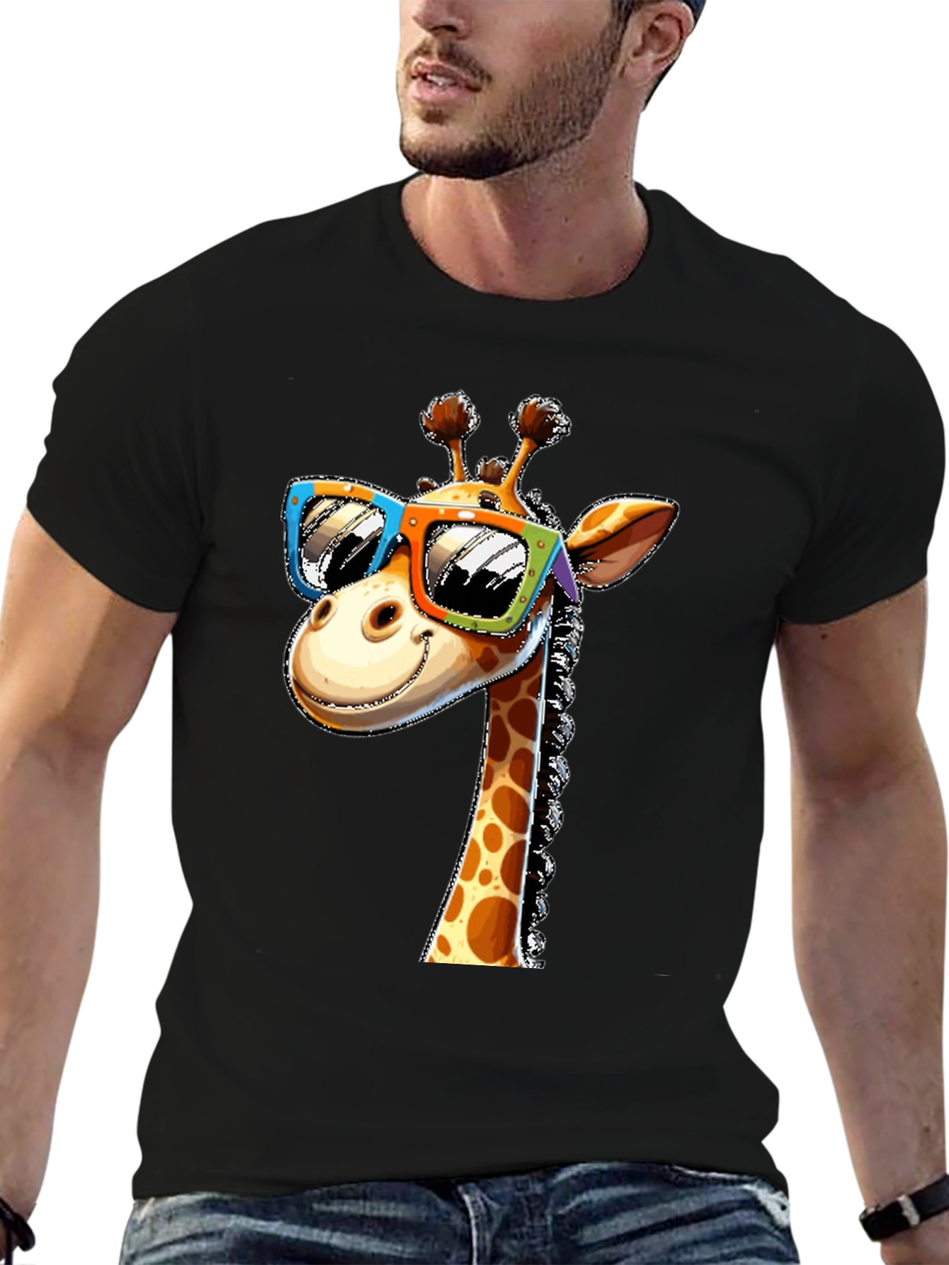 Cool Giraffe Graphic Tee