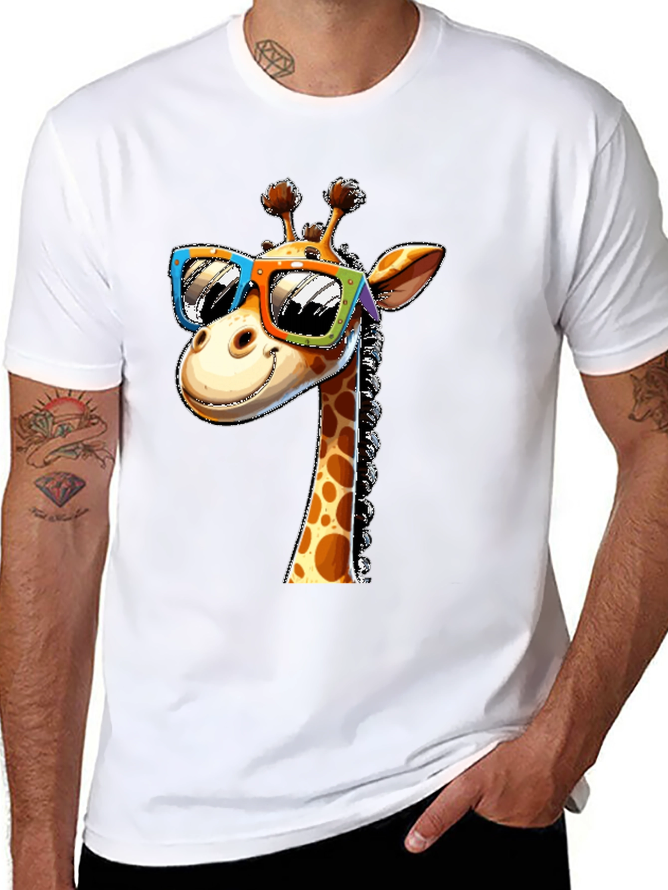 Cool Giraffe Graphic Tee