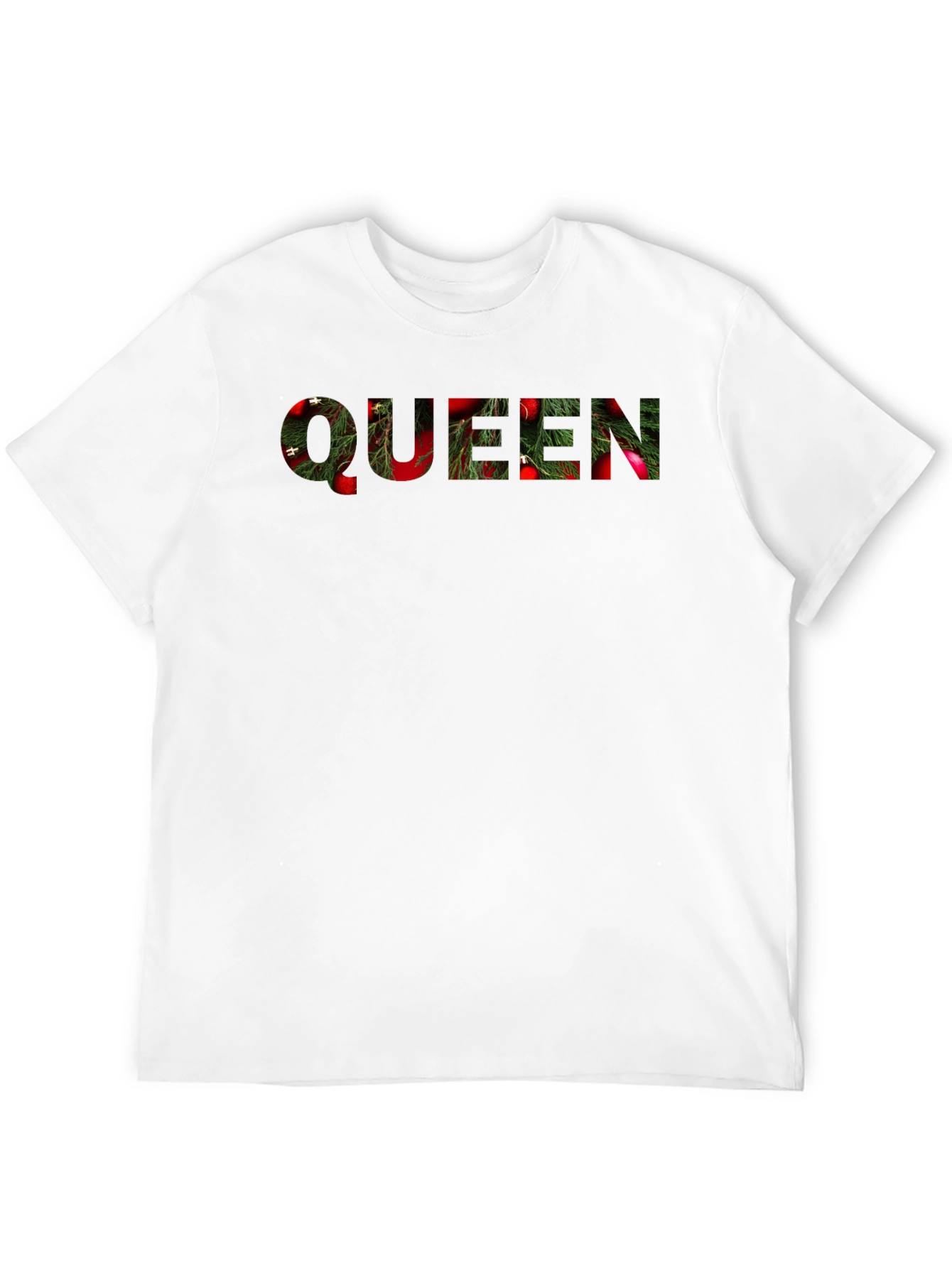 Queen Christmas Graphic Tee - Holiday Style Shirt
