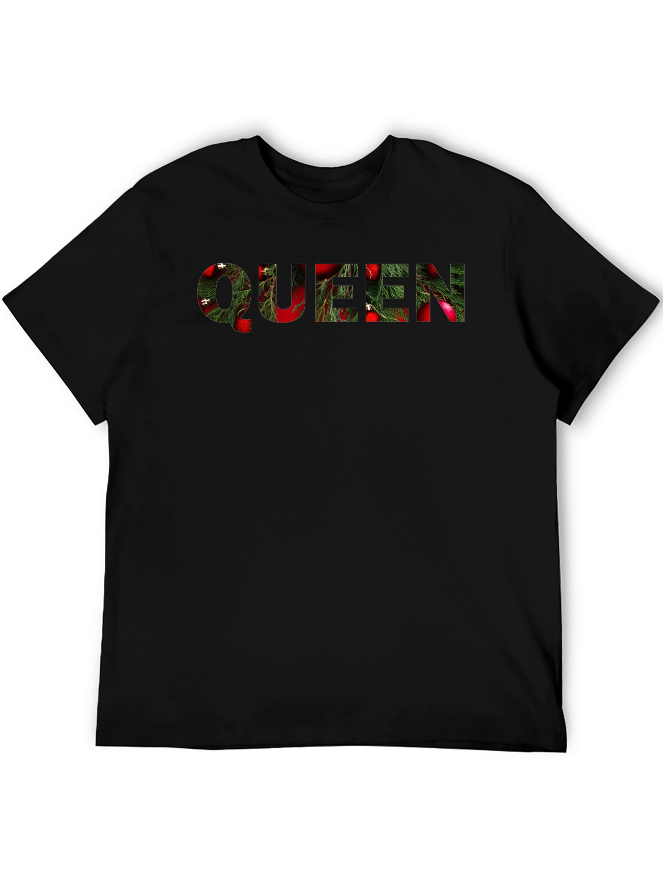 Queen Christmas Graphic Tee - Holiday Style Shirt