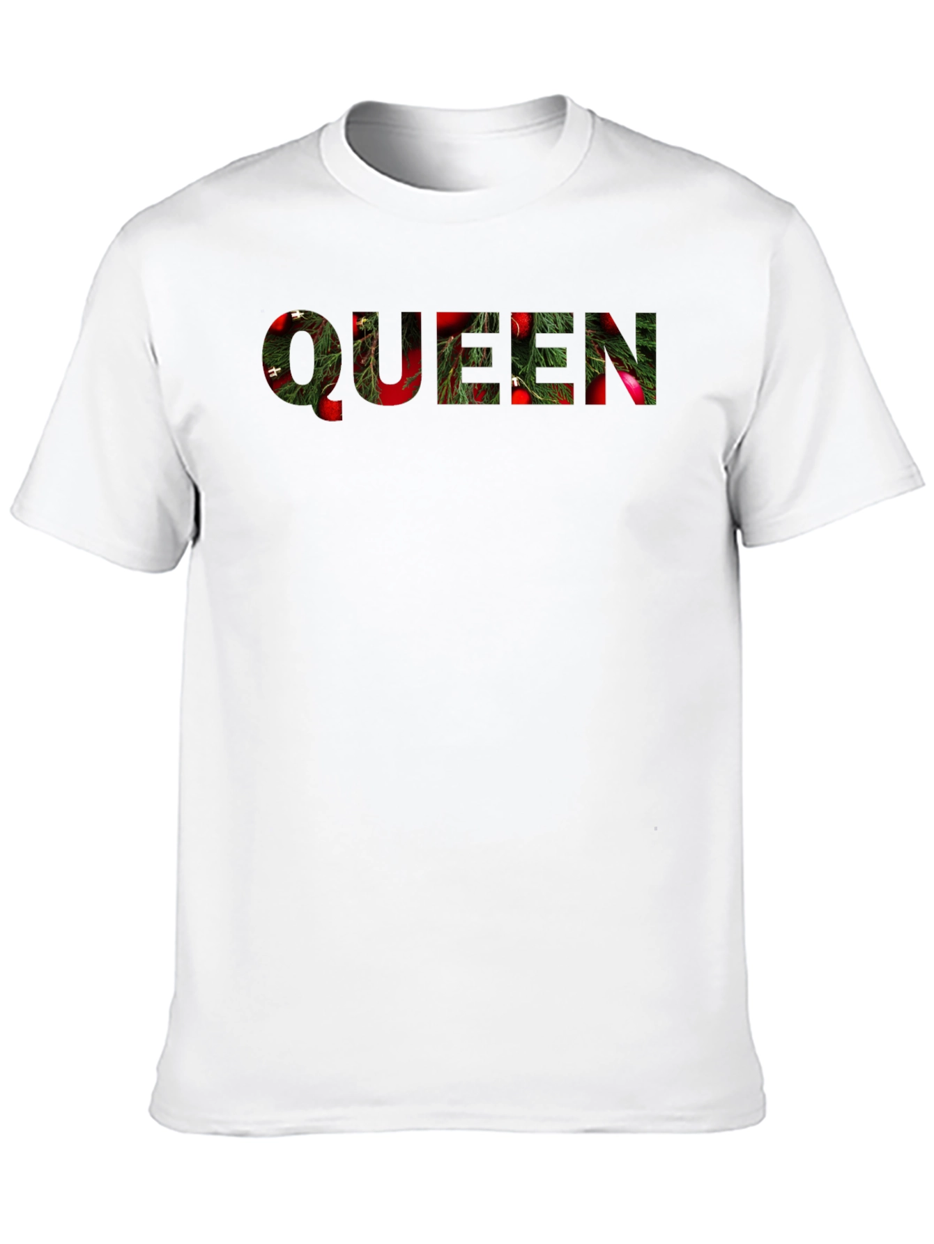 Queen Christmas Graphic Tee - Holiday Style Shirt