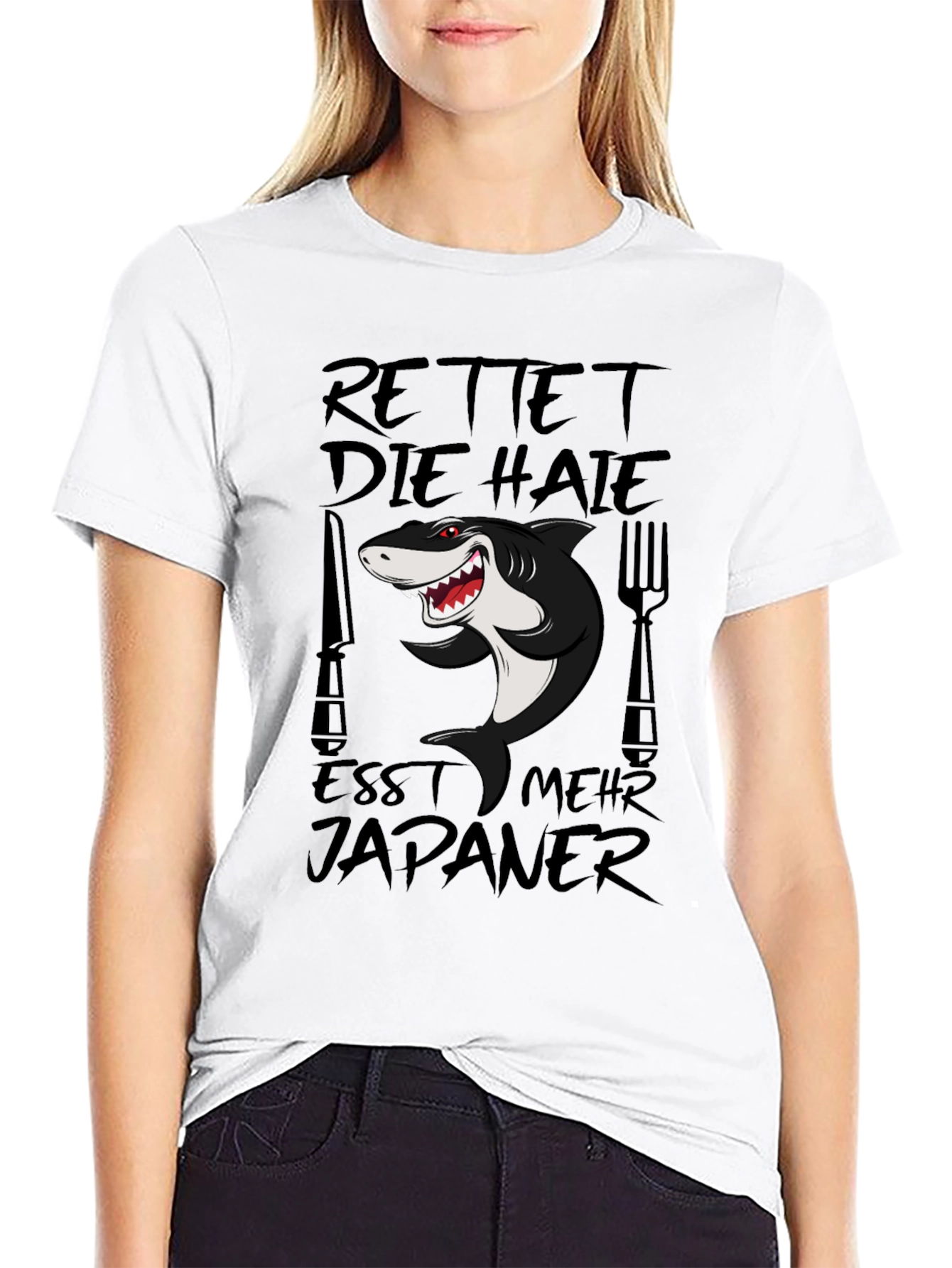 Rettet Die Haie Shark Graphic T-Shirt