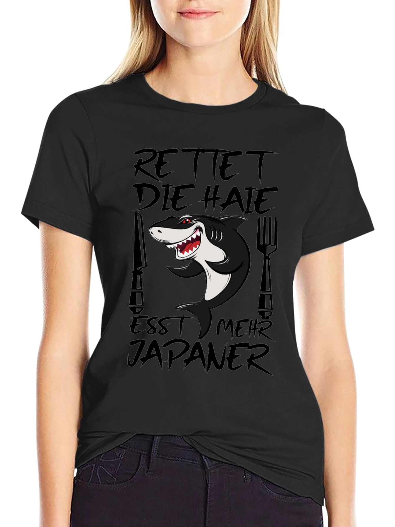 Rettet Die Haie Shark Graphic T-Shirt