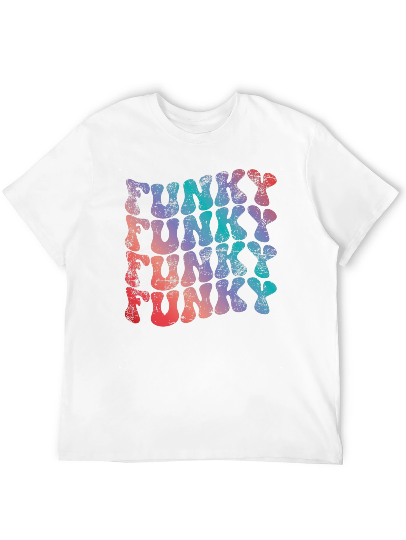 Funky Retro Graphic T-Shirt - Black