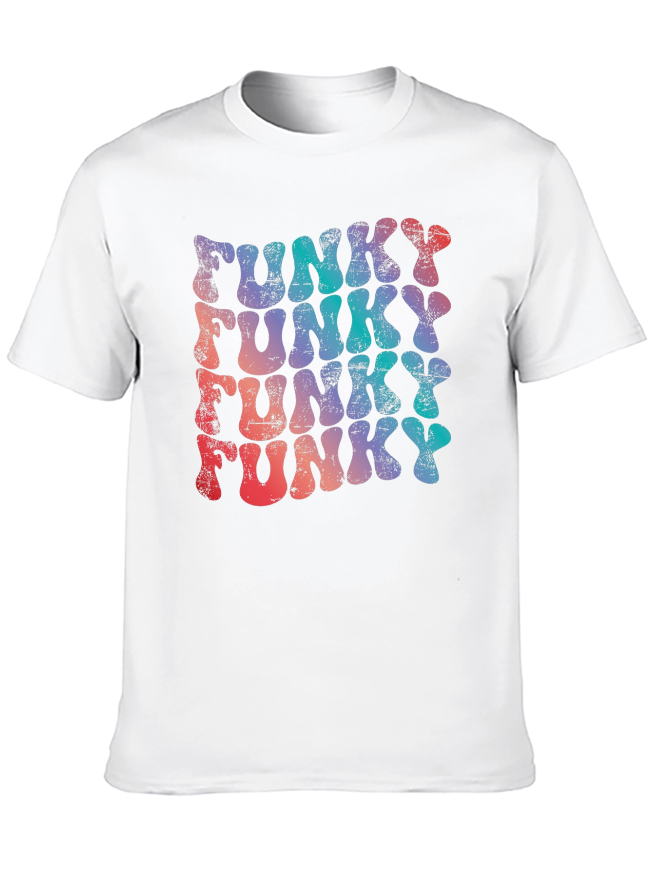 Funky Retro Graphic T-Shirt - Black