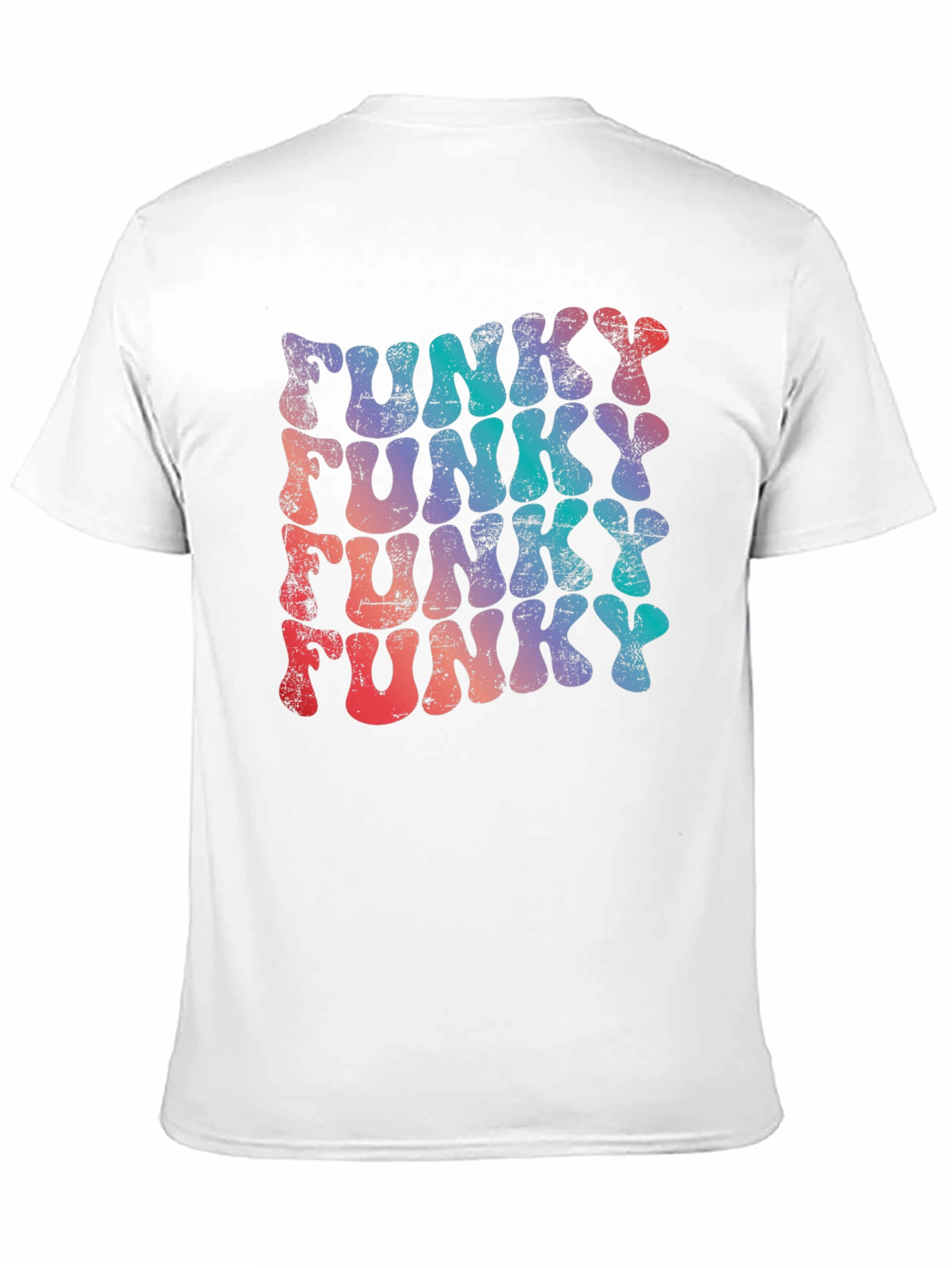 Funky Retro Graphic T-Shirt - Black