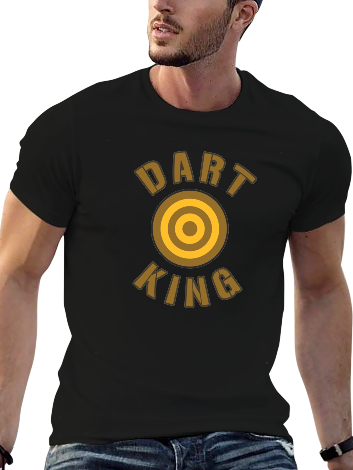 Dart King Black T-Shirt - Target Graphic Tee