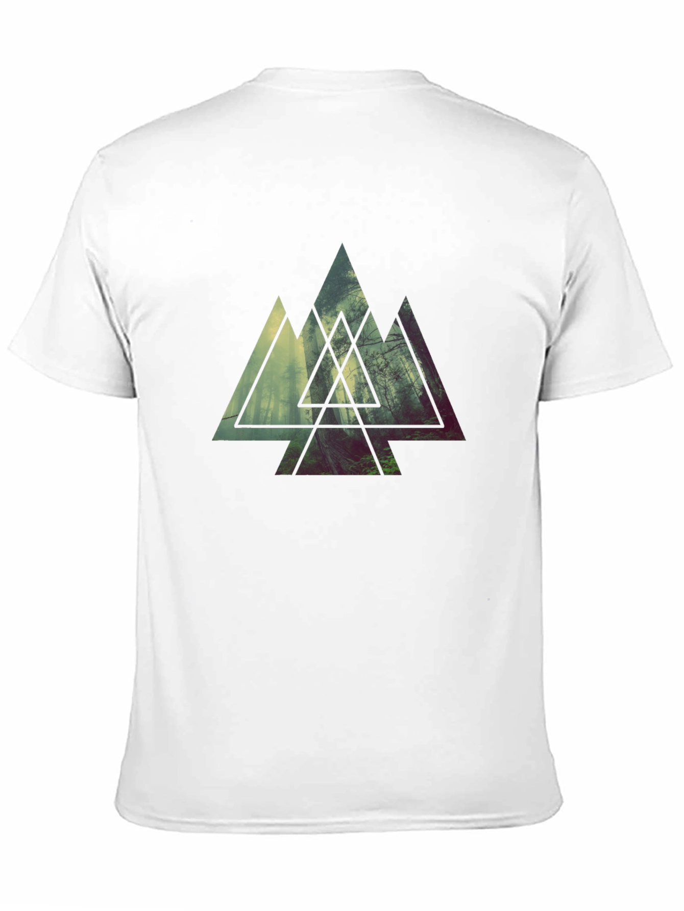 Mountain Forest Graphic T-Shirt - Modern Nature Design