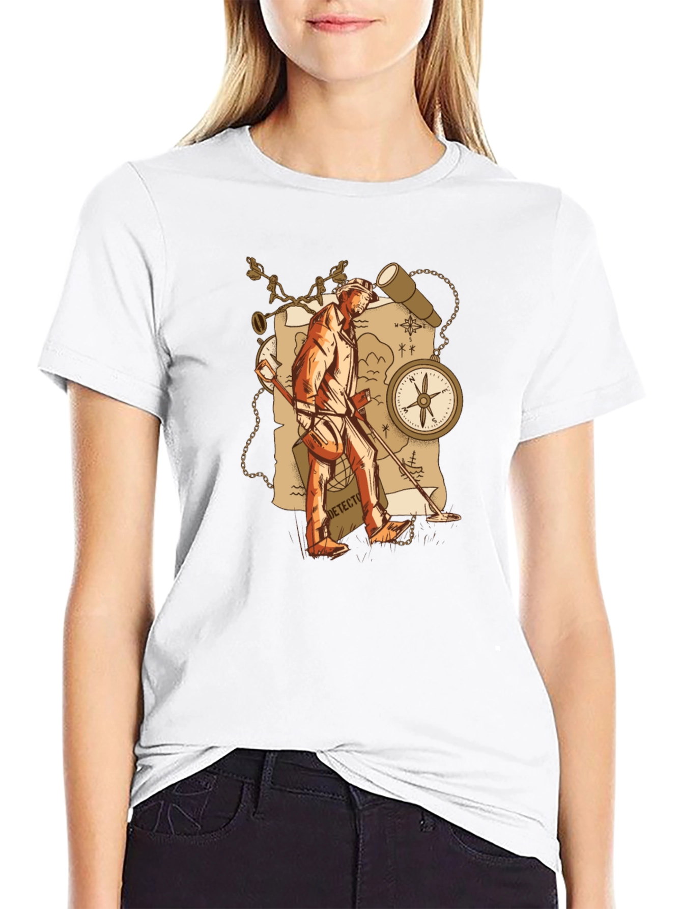 Treasure Hunter Graphic T-Shirt - Adventure Awaits!