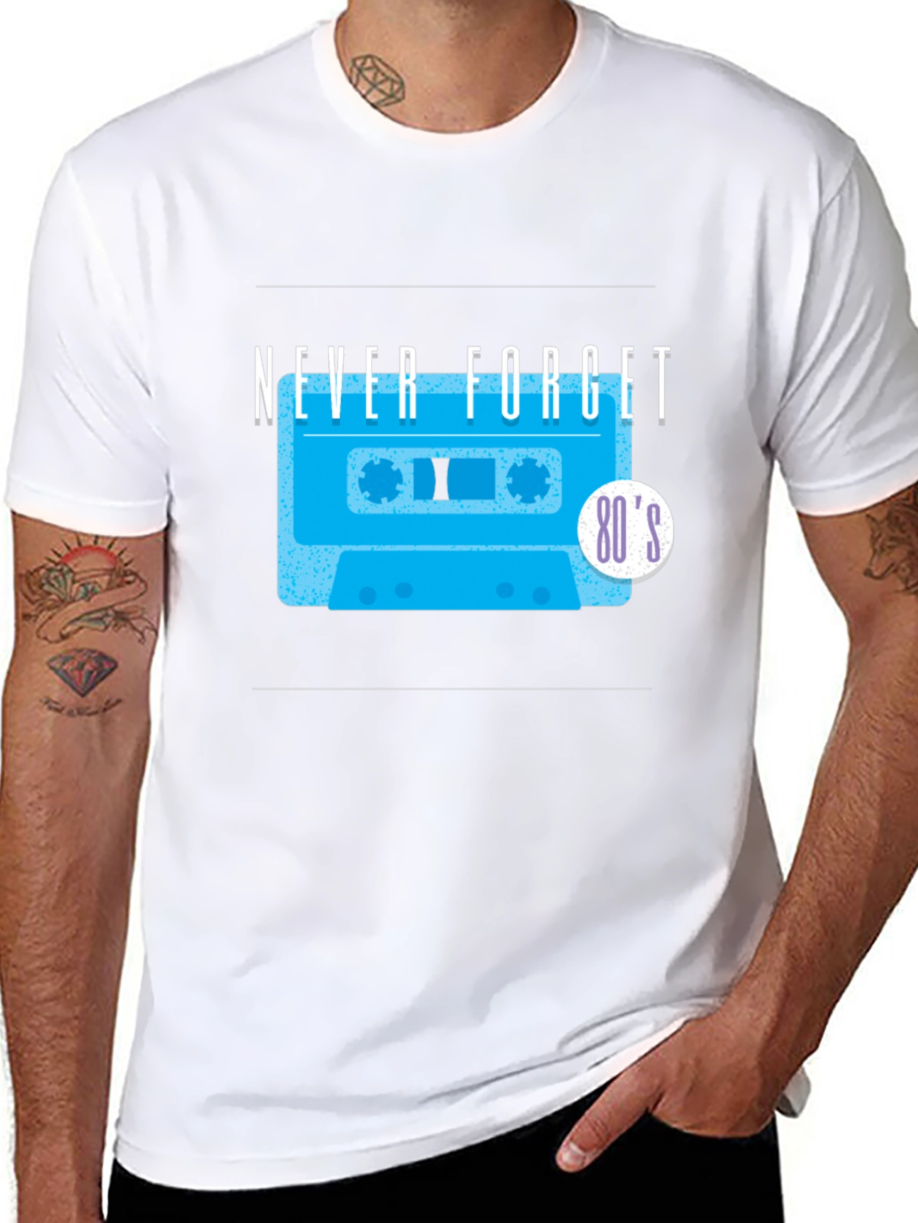 Retro 80s Cassette Tape Graphic Tee