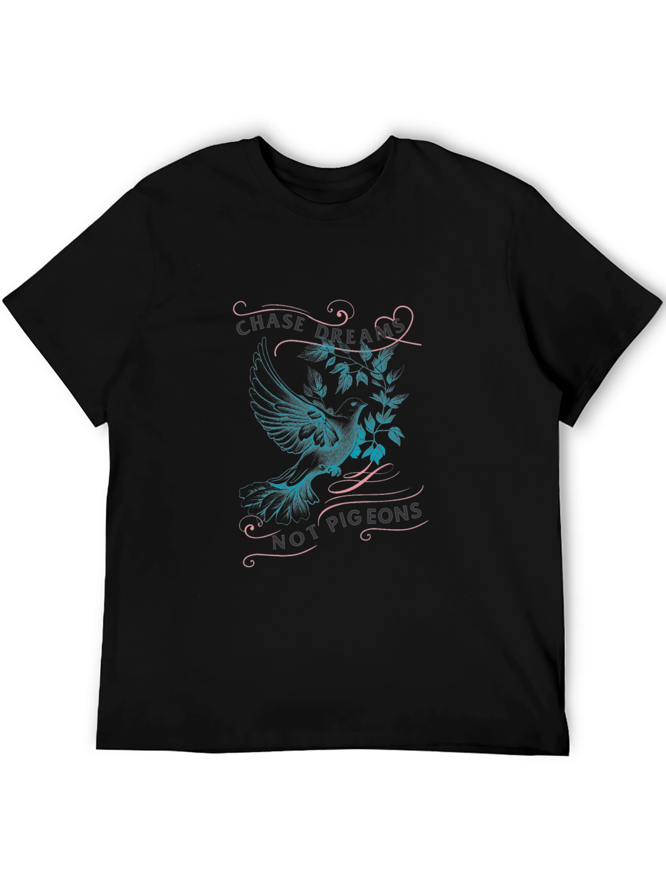 Chase Dreams Graphic Tee - Mens Black T-Shirt