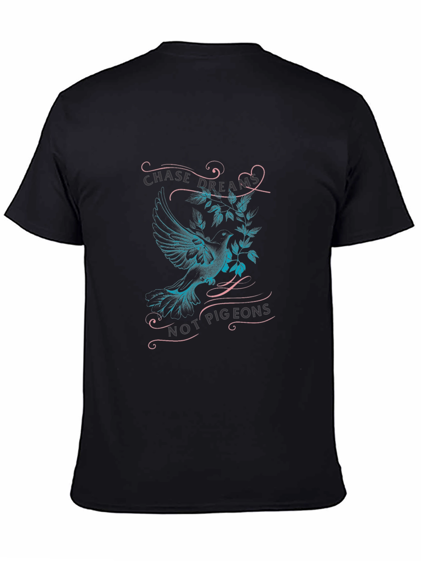 Chase Dreams Graphic Tee - Mens Black T-Shirt