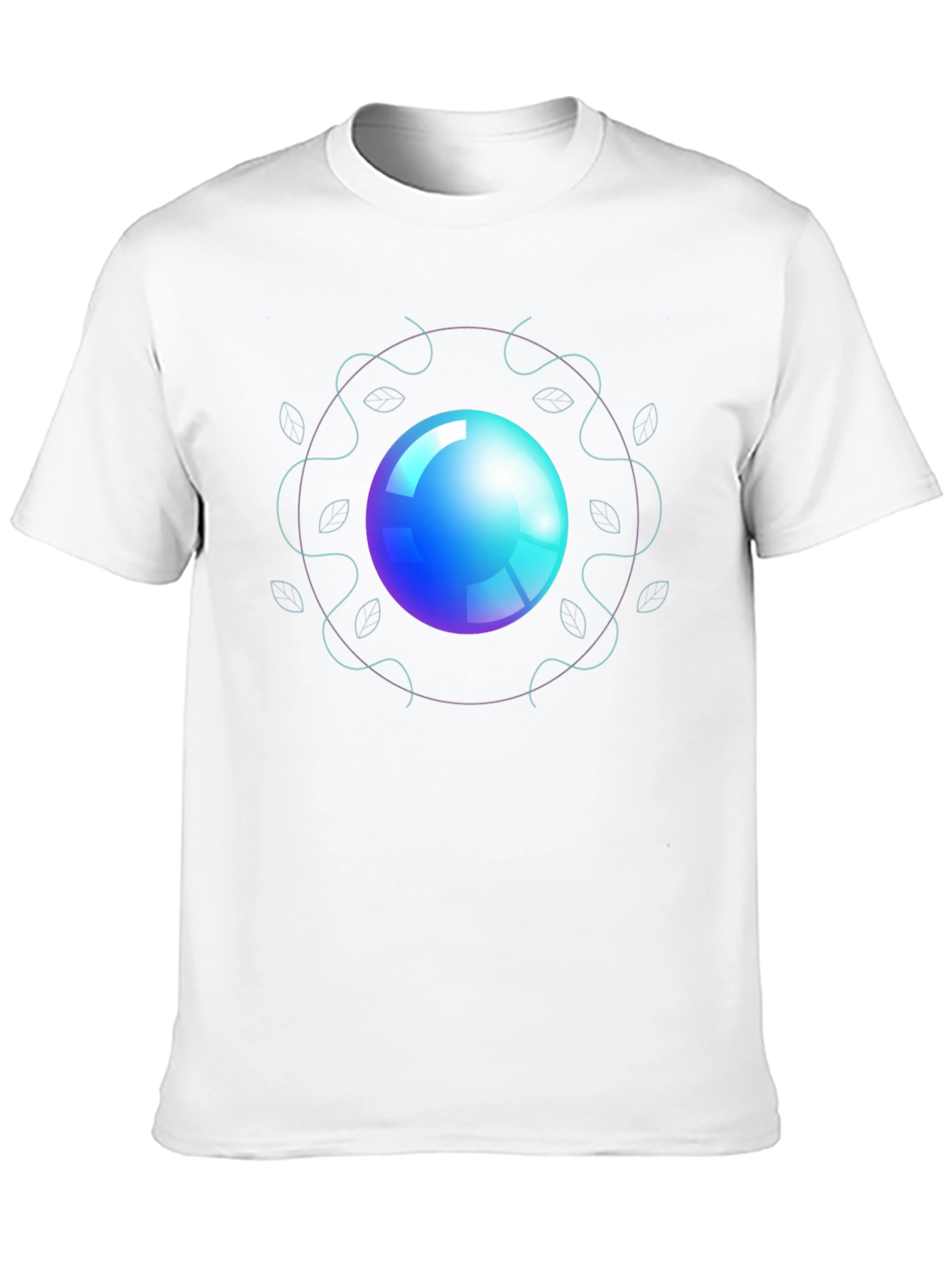 Orb Design Black T-Shirt