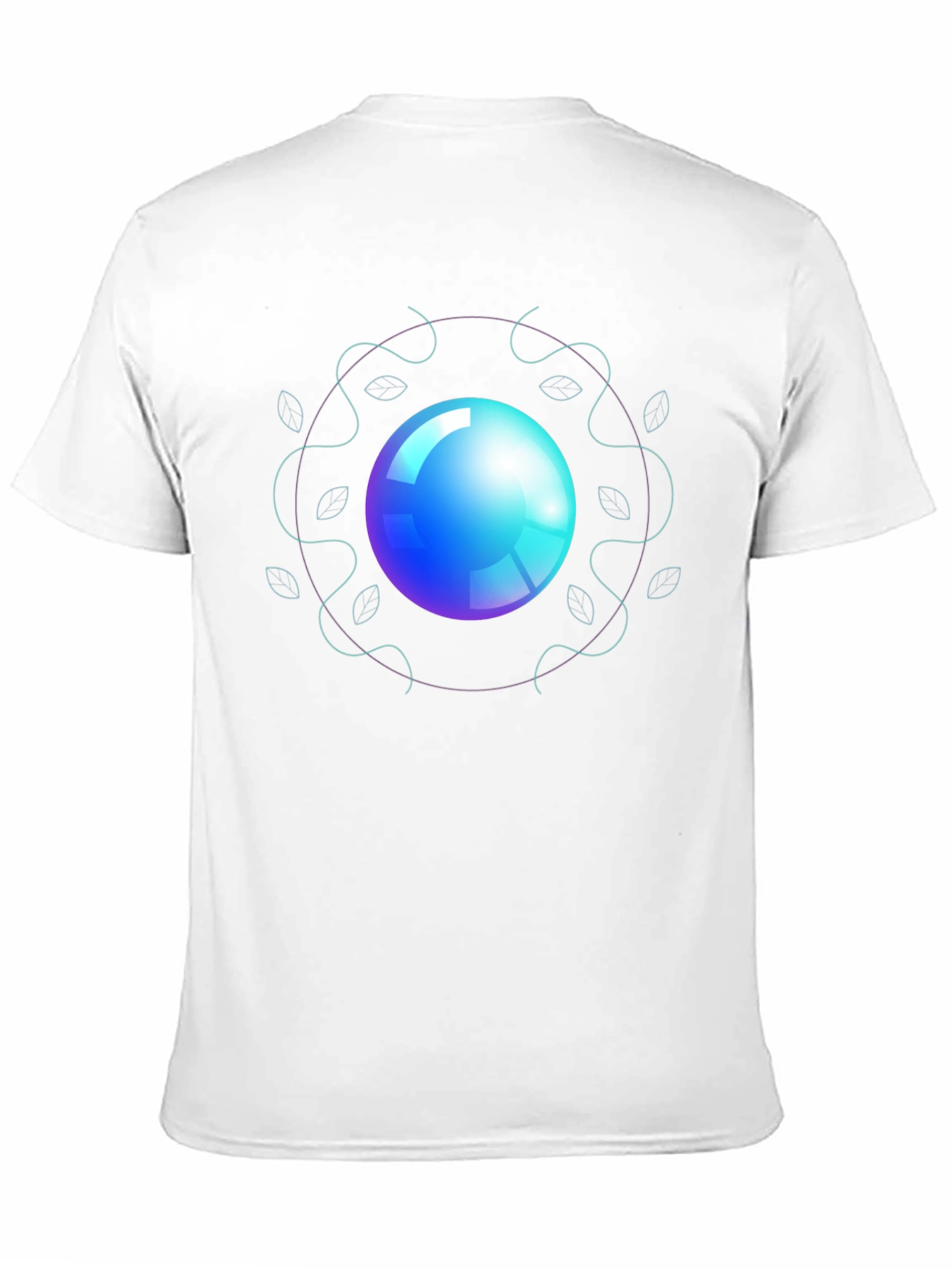 Orb Design Black T-Shirt
