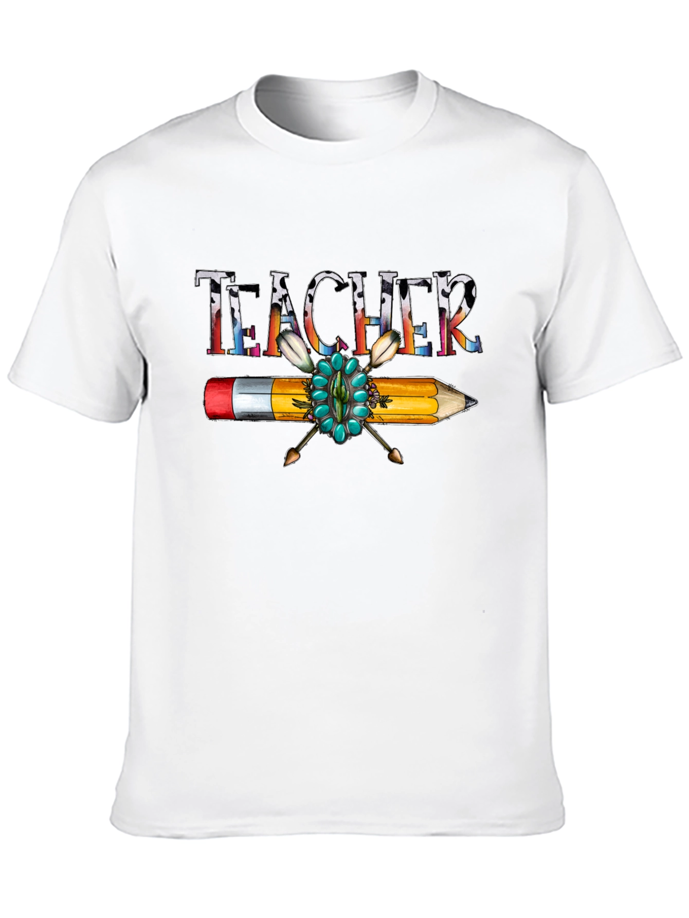 Teacher Pencil T-Shirt - Unique Design Comfortable Fit