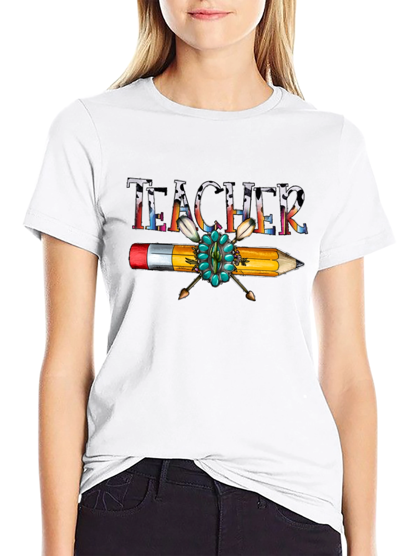 Teacher Pencil T-Shirt - Unique Design Comfortable Fit