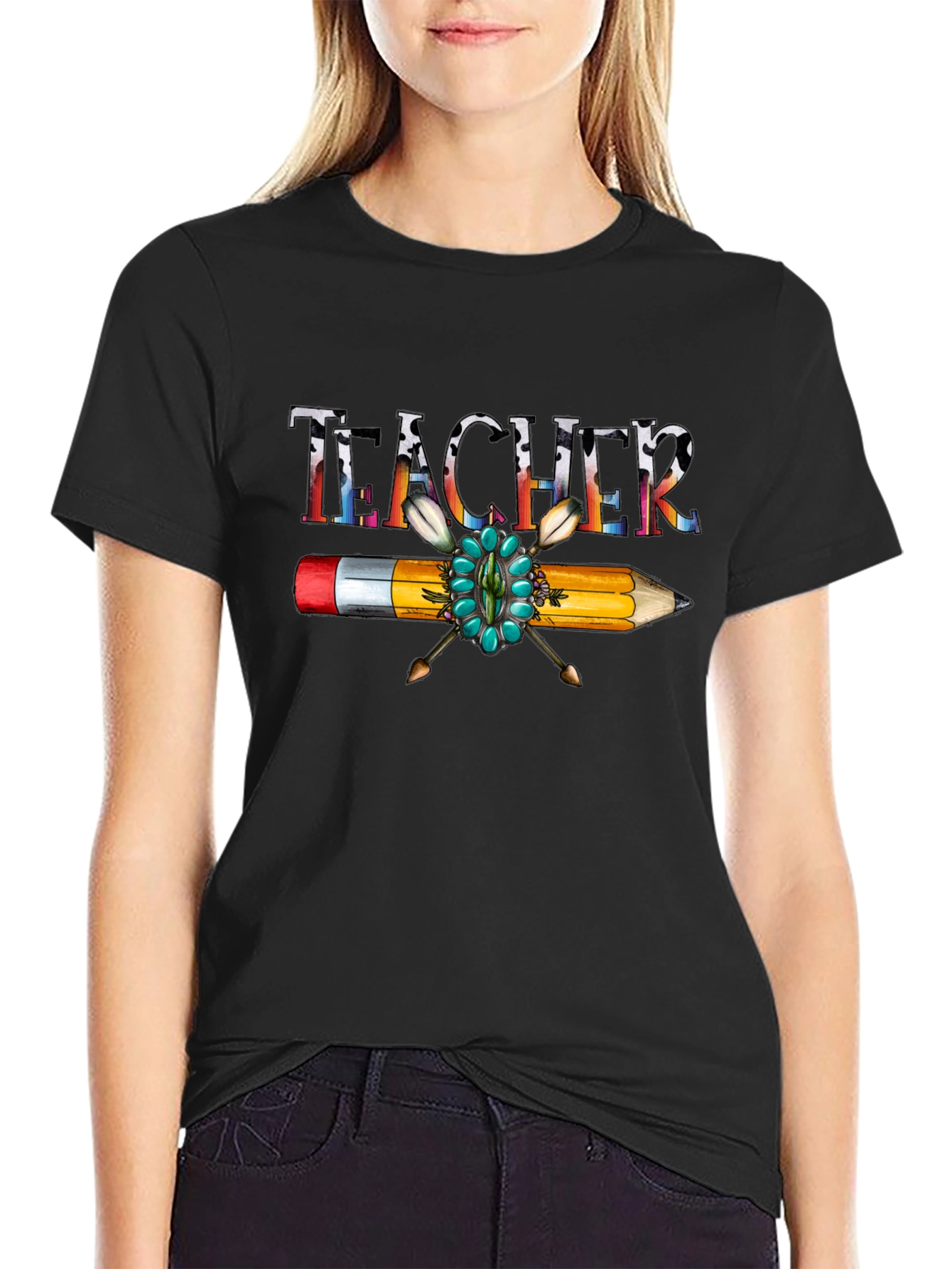 Teacher Pencil T-Shirt - Unique Design Comfortable Fit