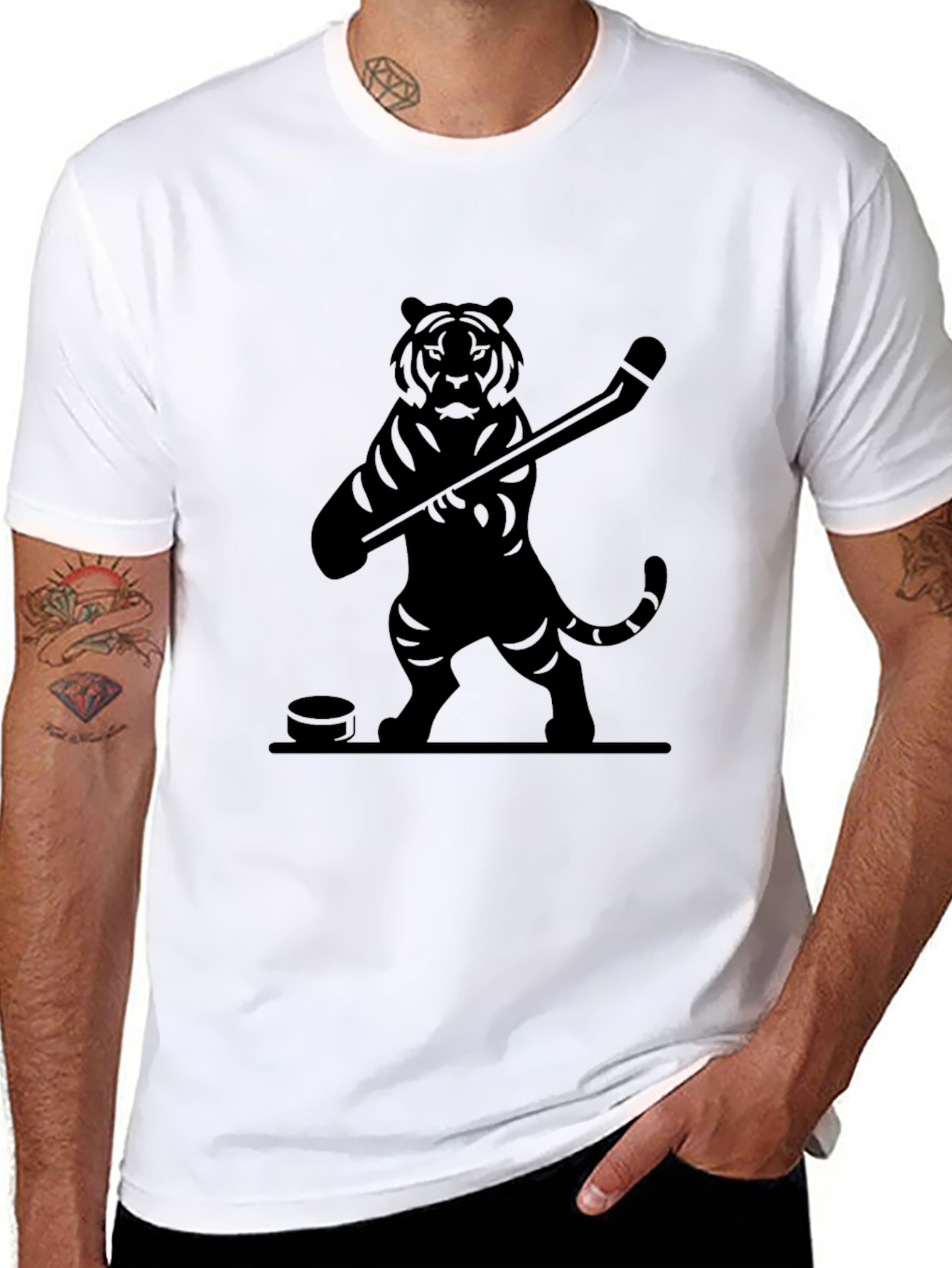 Tiger Hockey Graphic T-Shirt