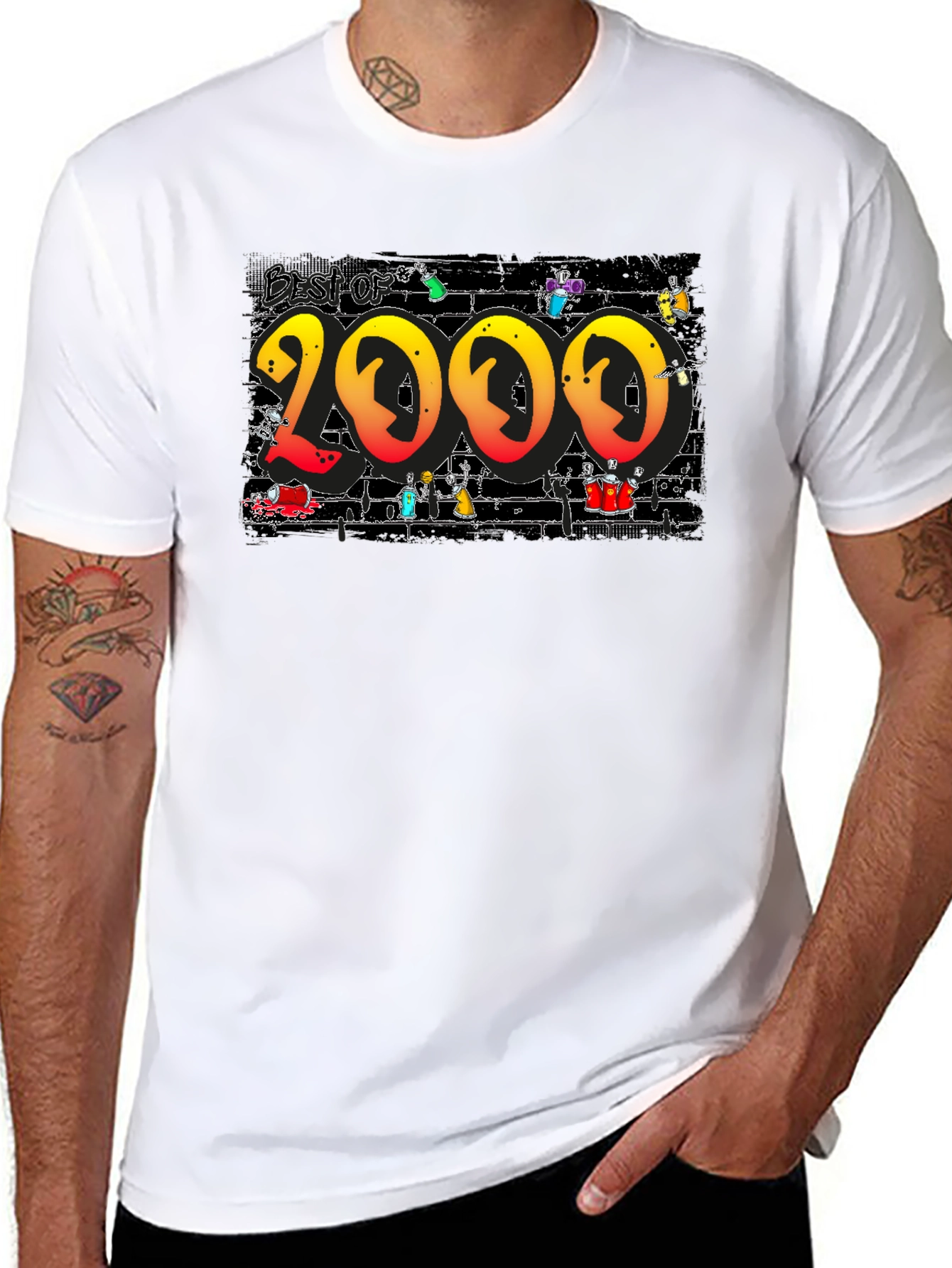 Best of 2000 Graphic T-Shirt - Black
