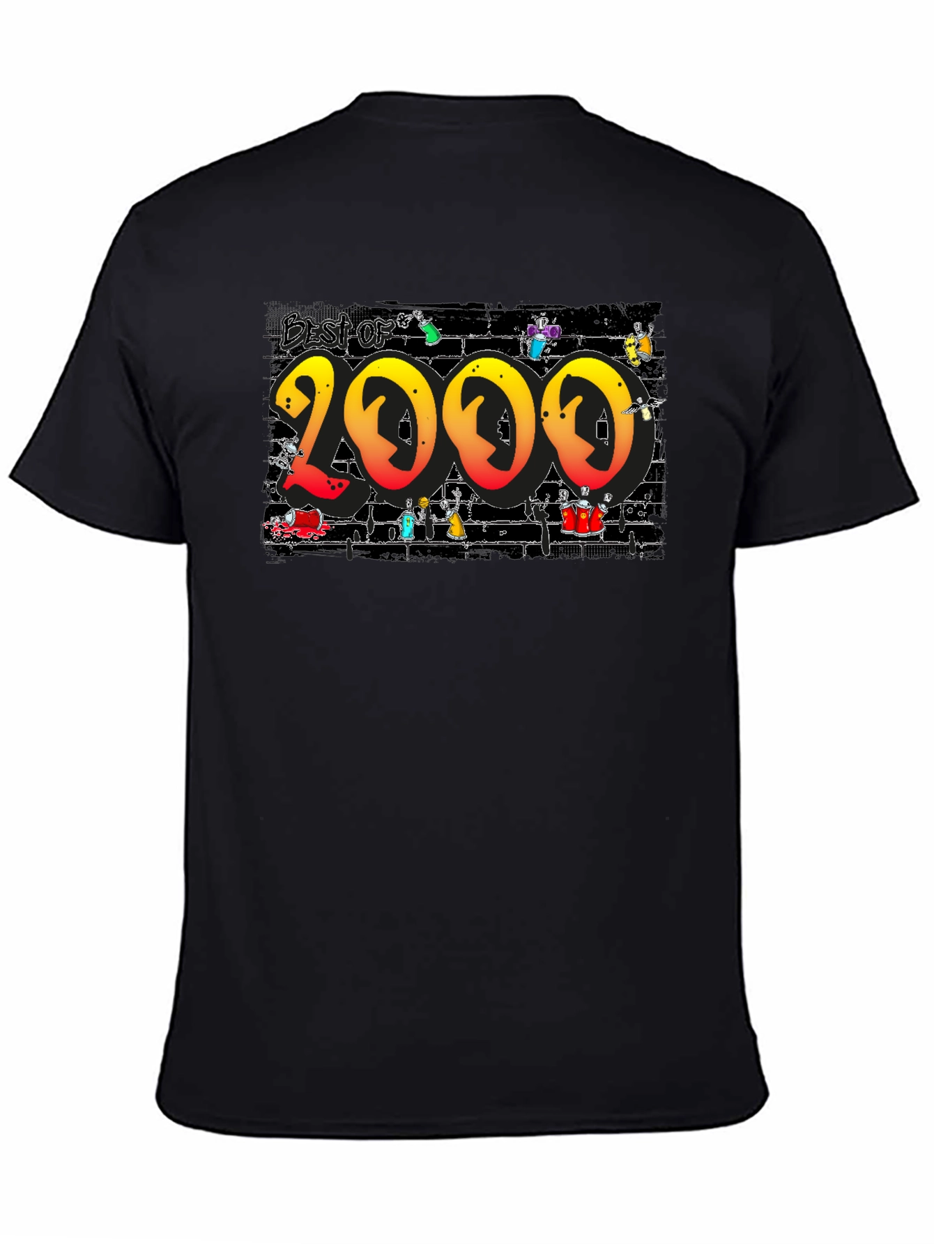 Best of 2000 Graphic T-Shirt - Black