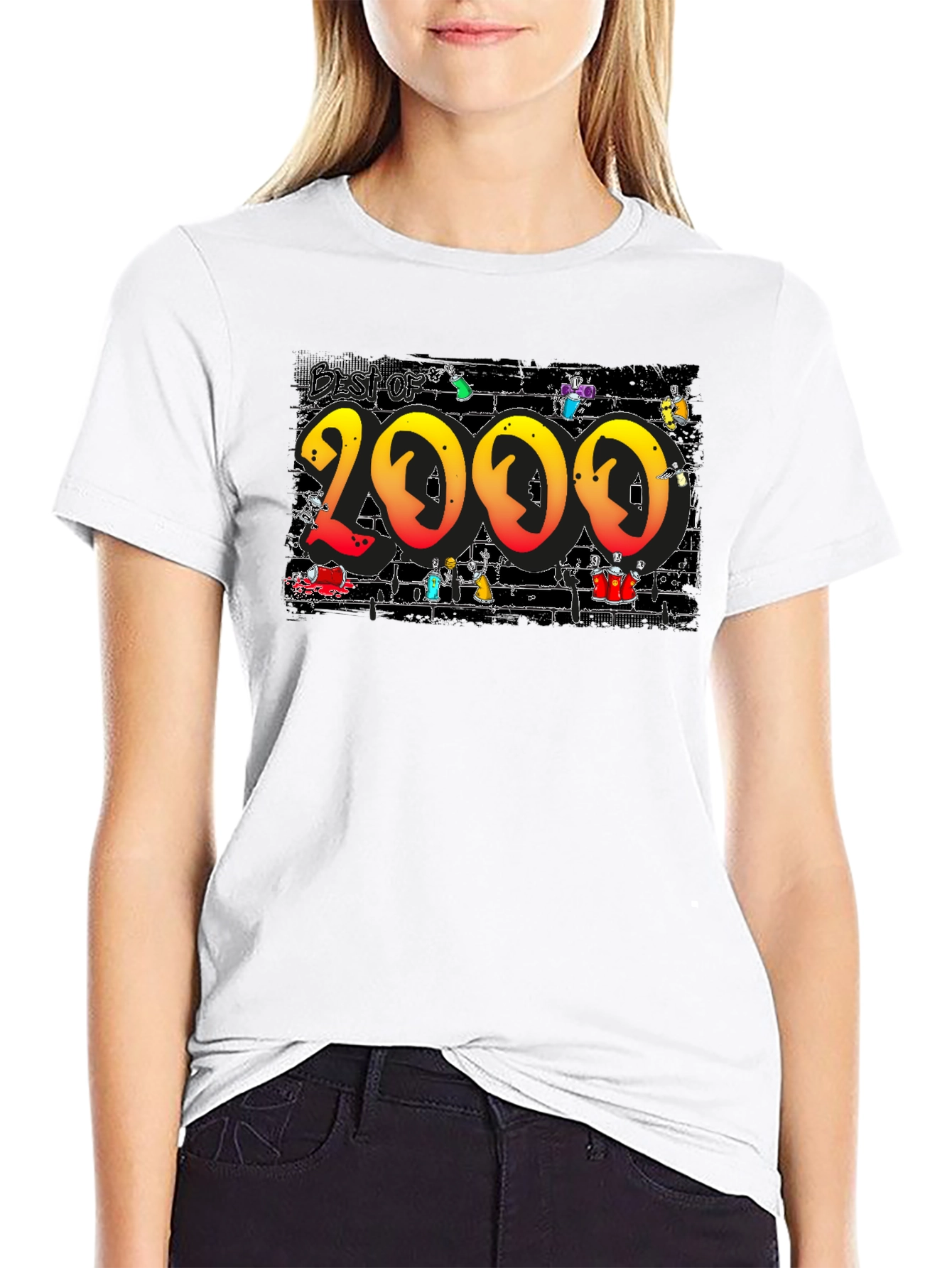 Best of 2000 Graphic T-Shirt - Black