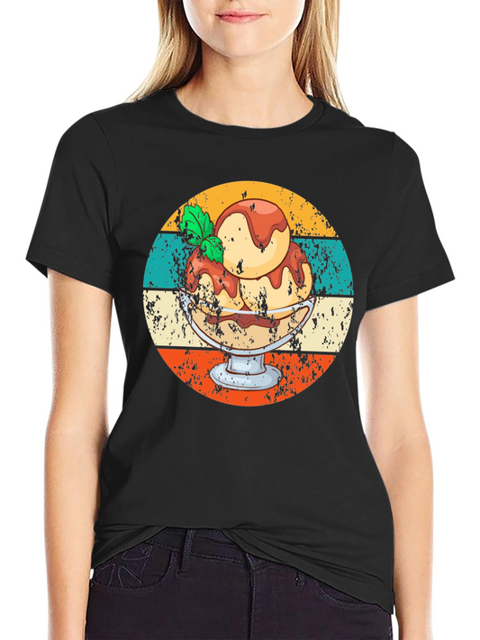 Retro Ice Cream Sundae Graphic Tee