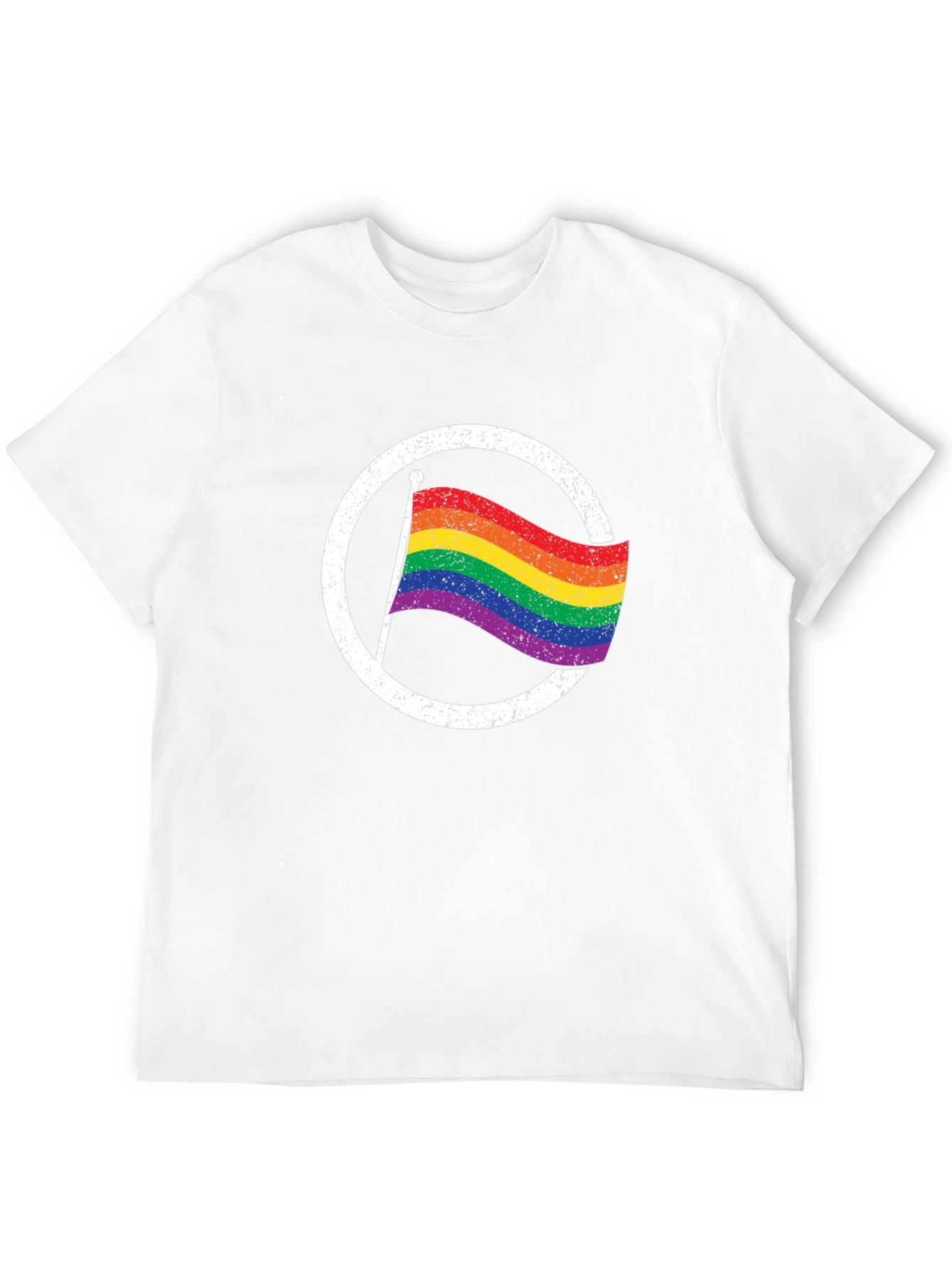 Pride Flag Graphic Tee - LGBTQ+ T-Shirt