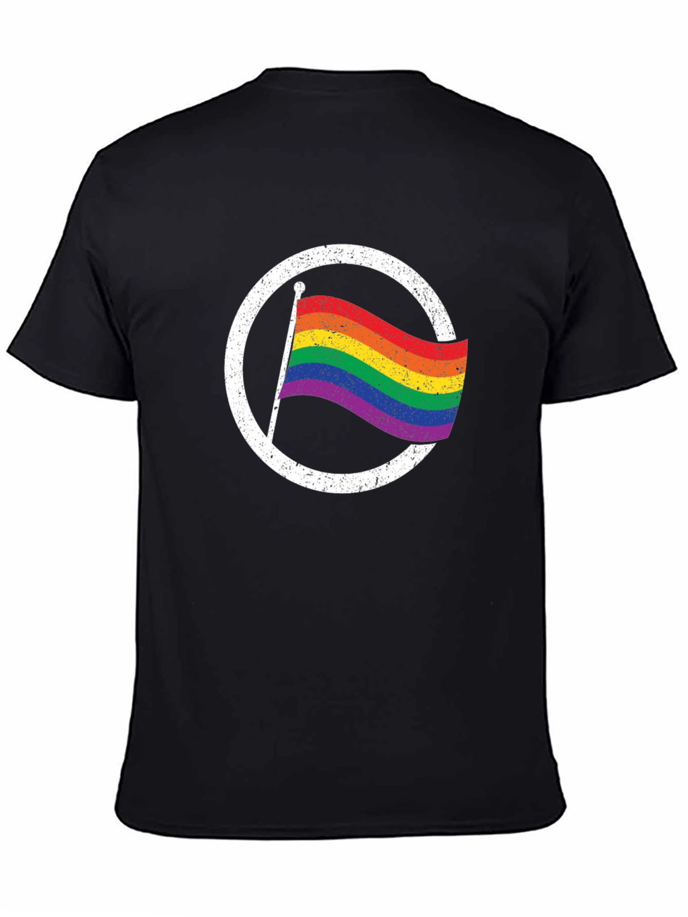 Pride Flag Graphic Tee - LGBTQ+ T-Shirt