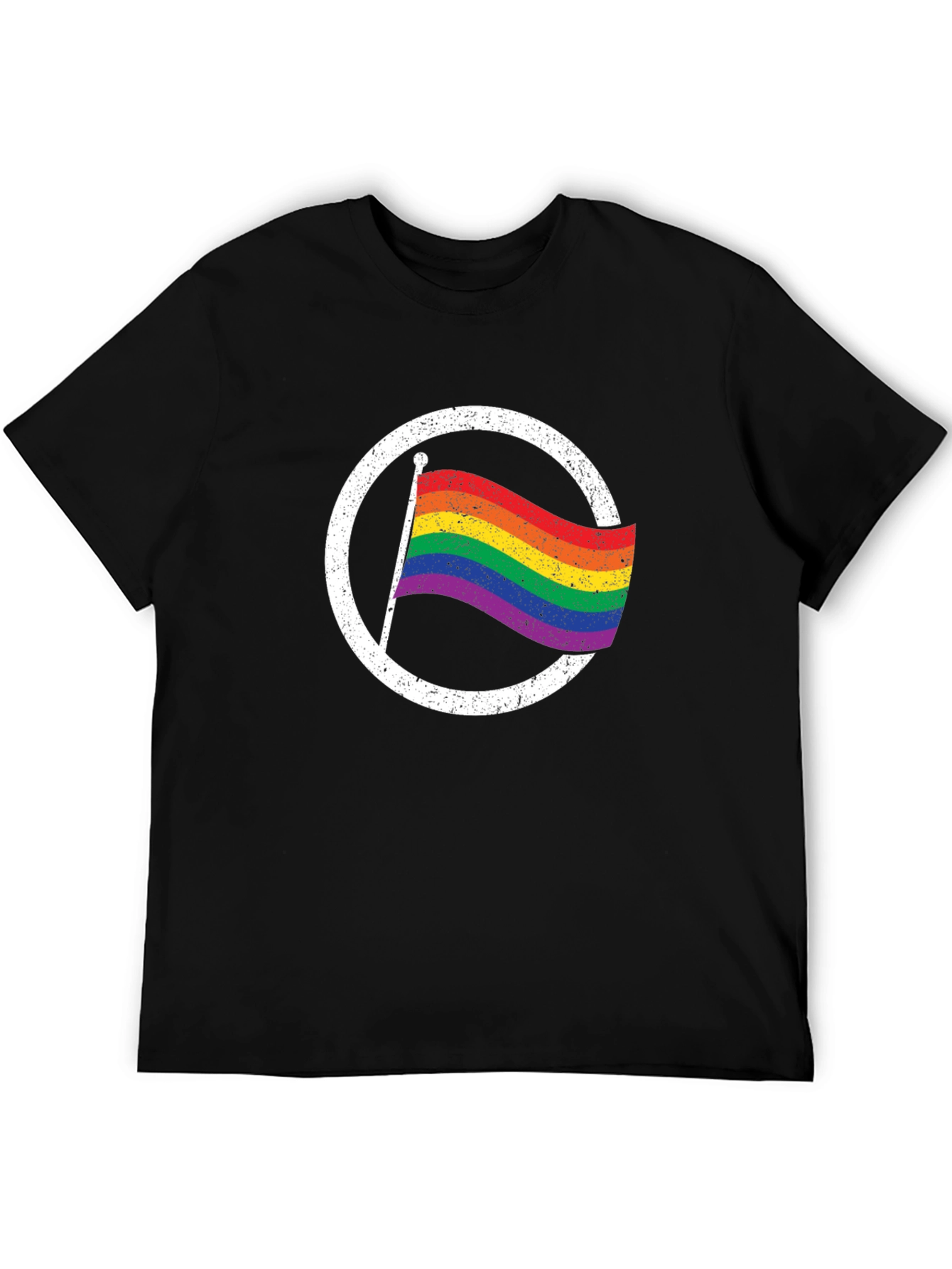 Pride Flag Graphic Tee - LGBTQ+ T-Shirt