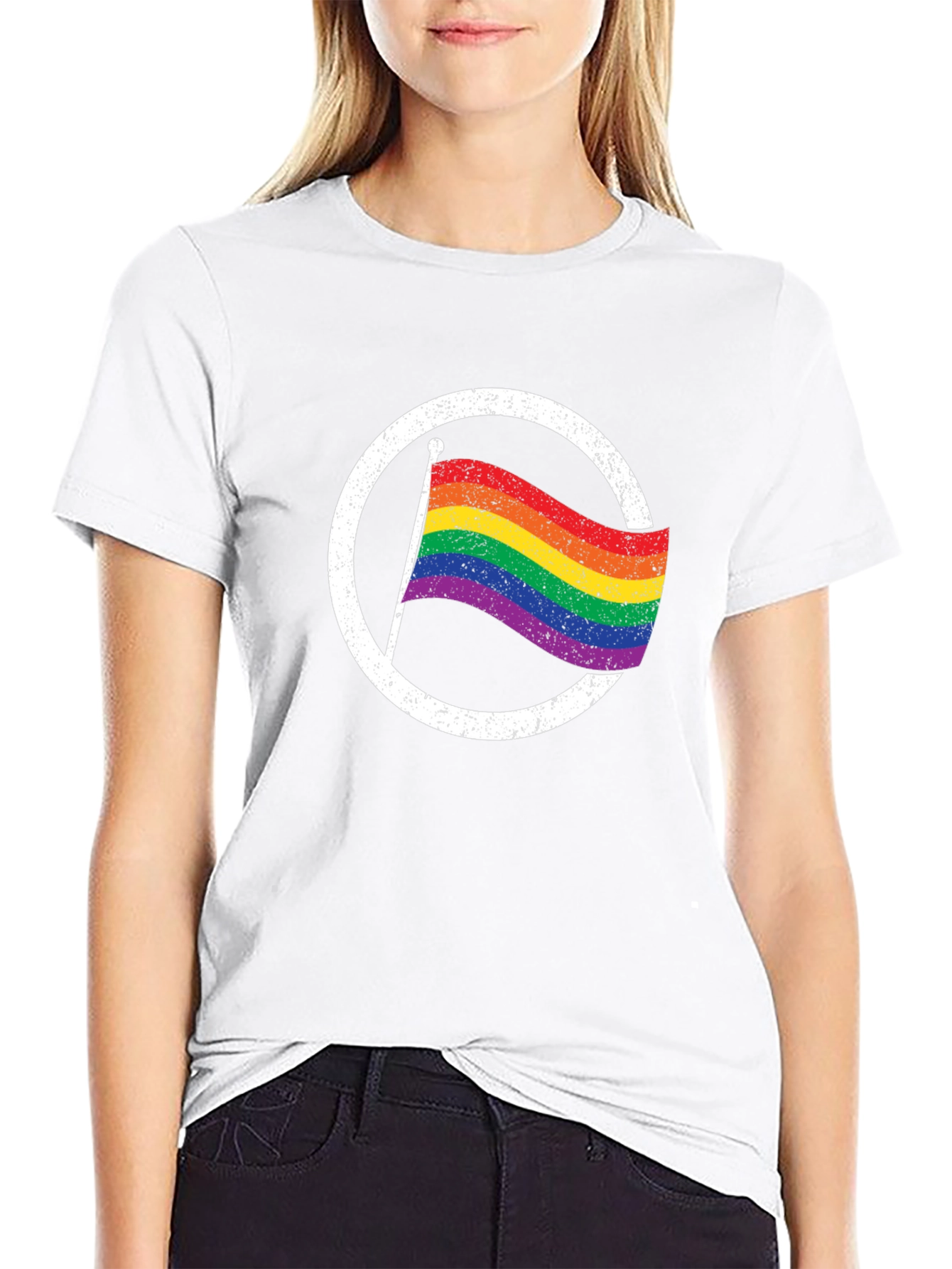 Pride Flag Graphic Tee - LGBTQ+ T-Shirt