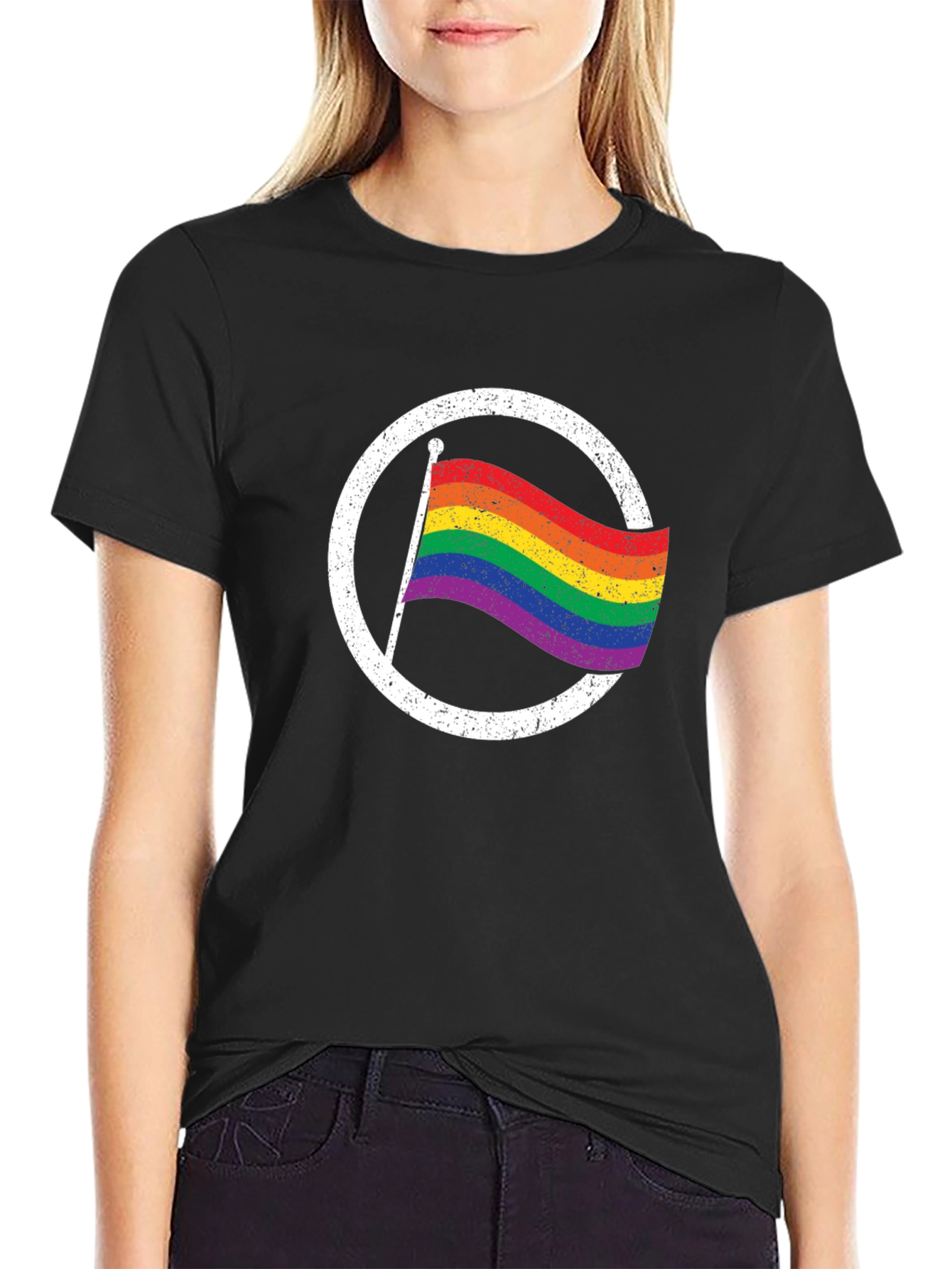 Pride Flag Graphic Tee - LGBTQ+ T-Shirt