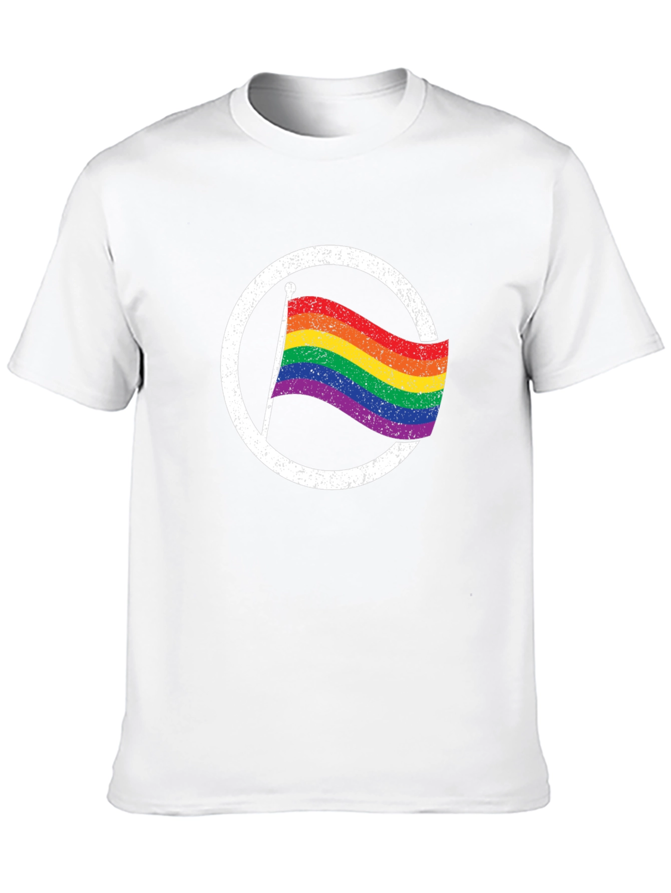 Pride Flag Graphic Tee - LGBTQ+ T-Shirt