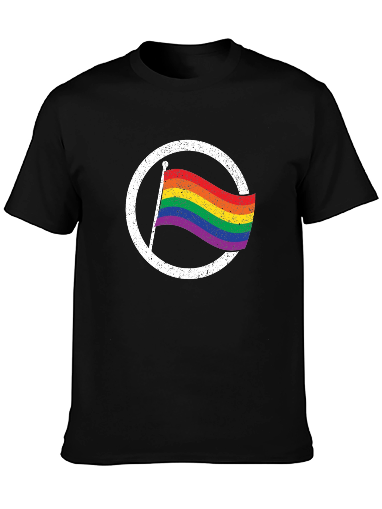 Pride Flag Graphic Tee - LGBTQ+ T-Shirt