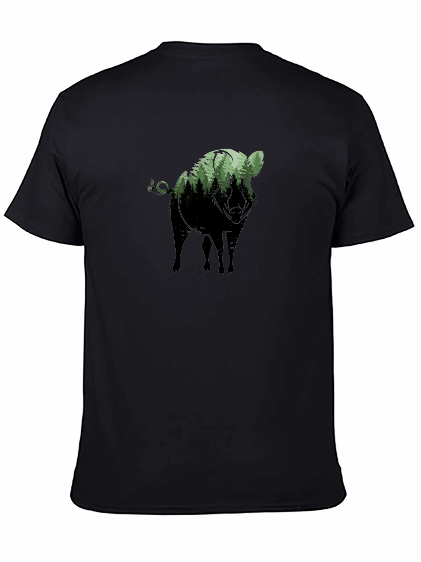 Nature Hog Graphic T-Shirt - Black