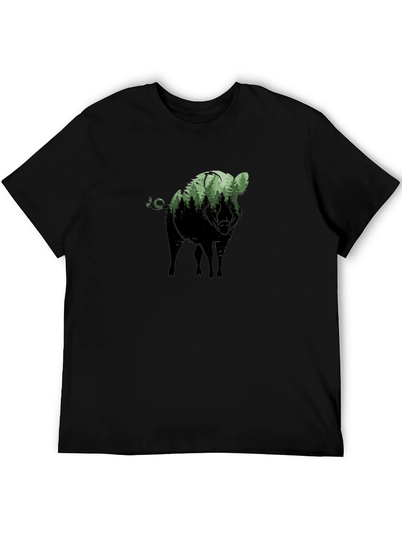 Nature Hog Graphic T-Shirt - Black