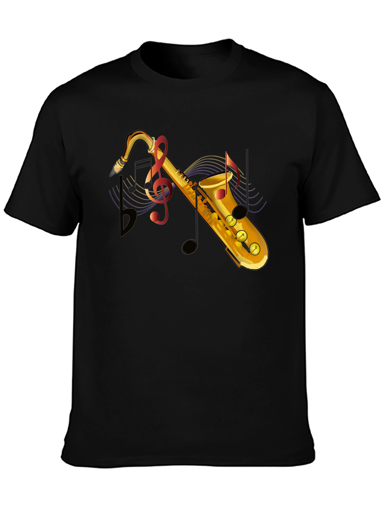 Saxophone Graphic T-Shirt - Music Lover Tee