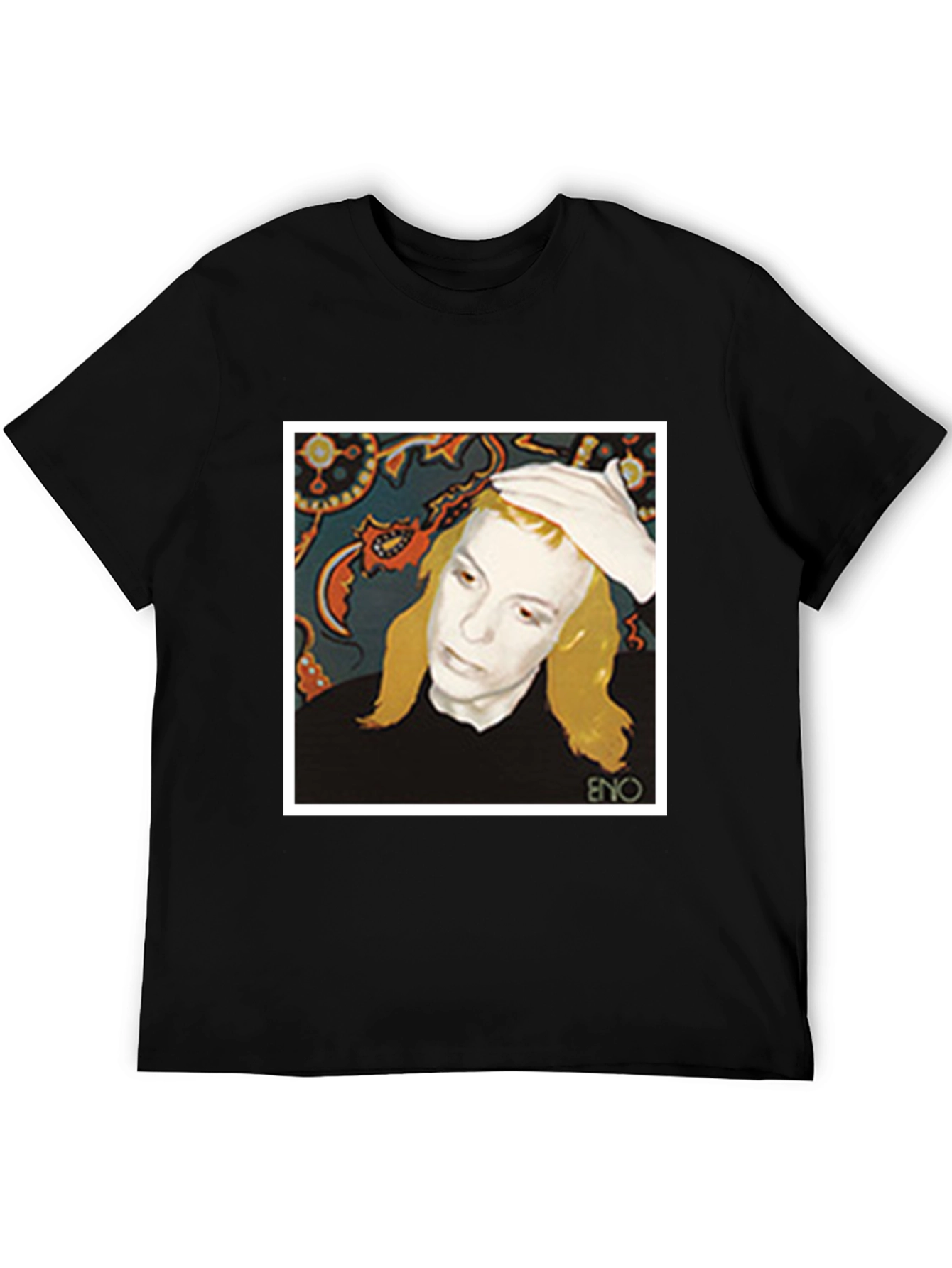 Eno Album Cover T-Shirt - Black Graphic Tee