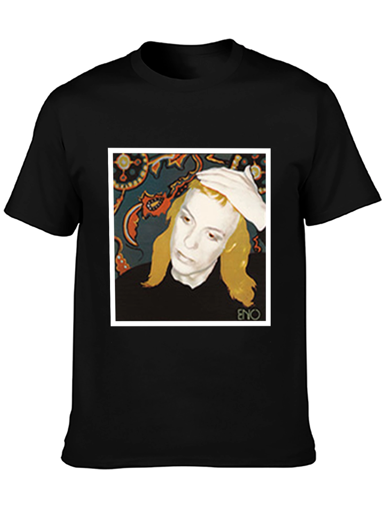 Eno Album Cover T-Shirt - Black Graphic Tee