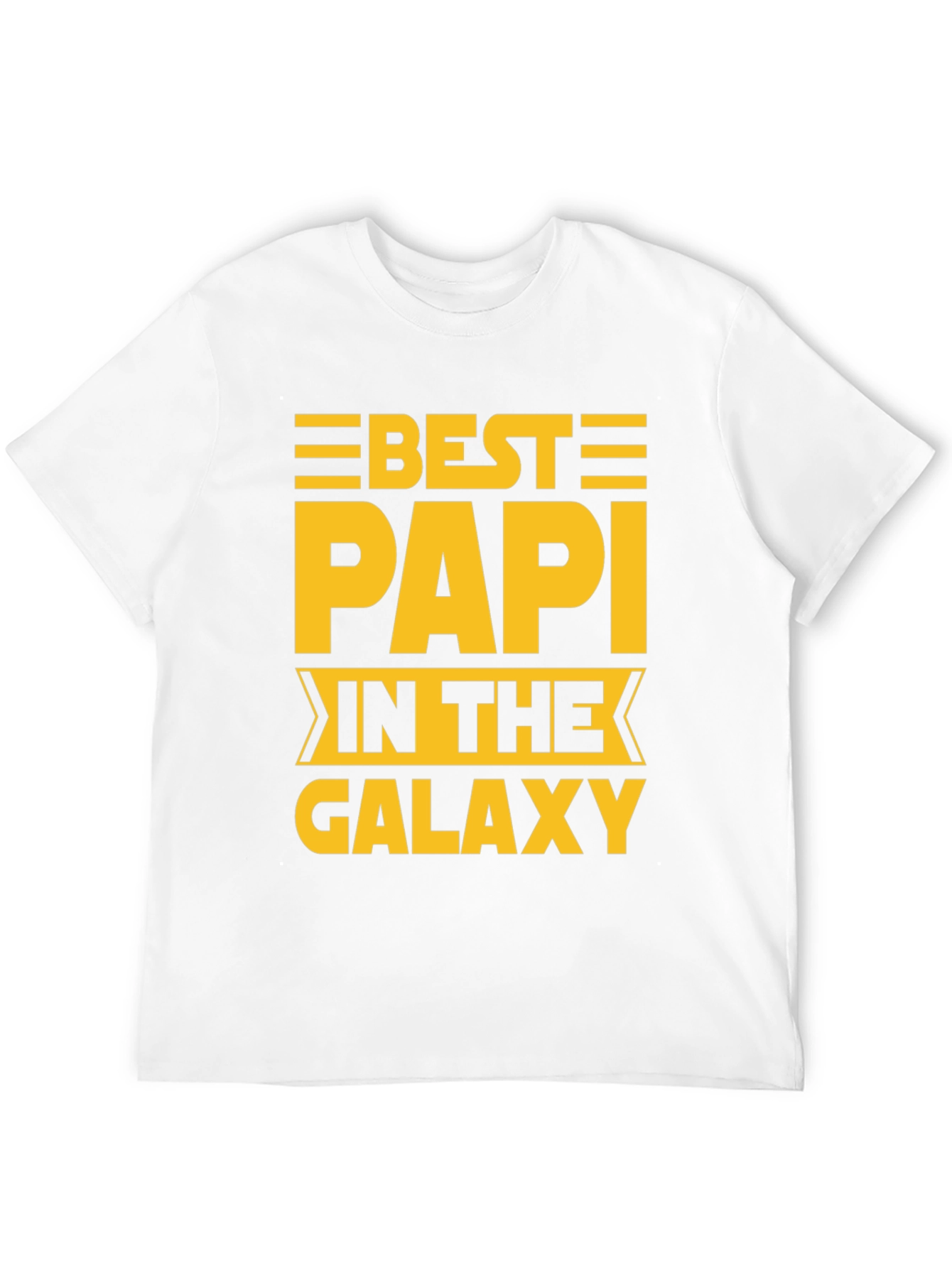Best Papi in the Galaxy Black T-Shirt