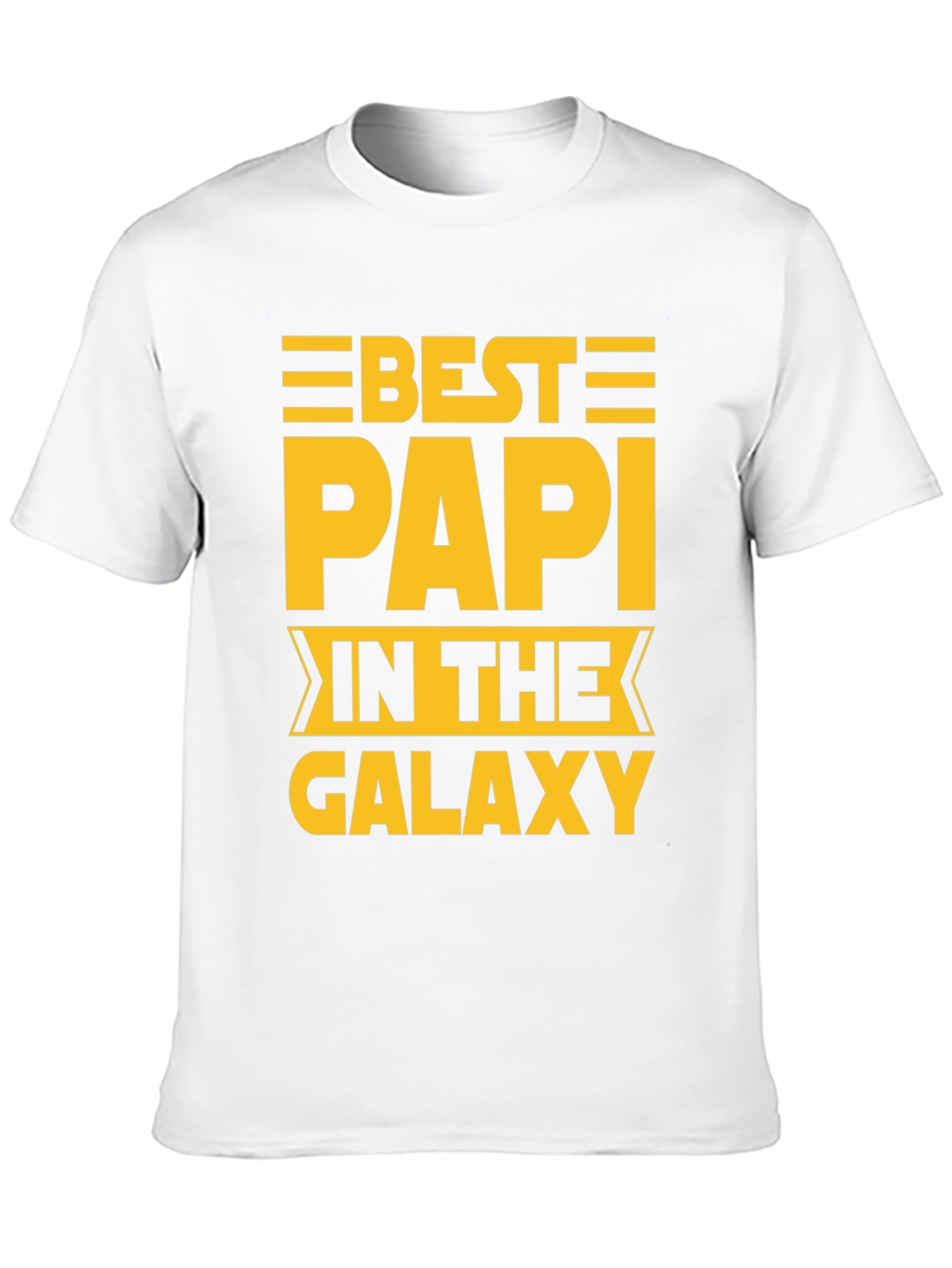 Best Papi in the Galaxy Black T-Shirt