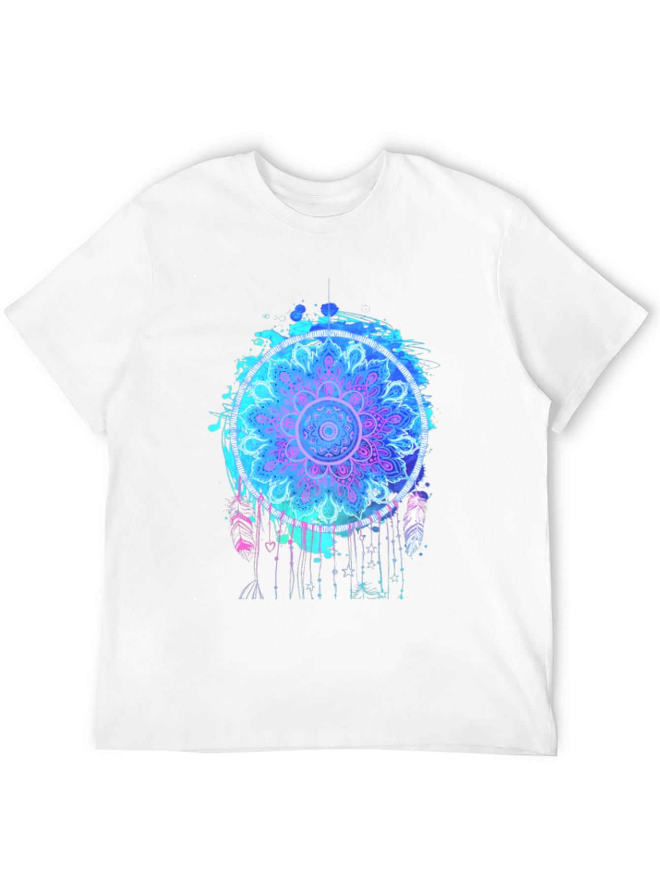 Mandala Dreamcatcher Graphic Tee - Stylish Mens T-Shirt