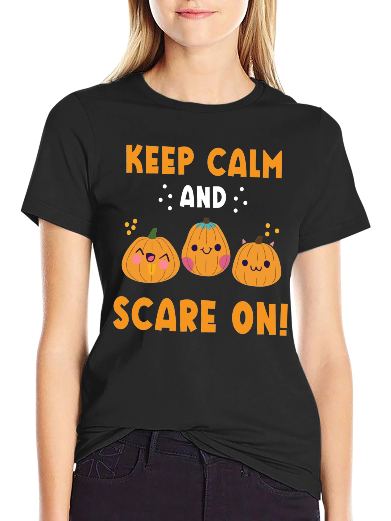 Keep Calm and Scare On Halloween T-Shirt