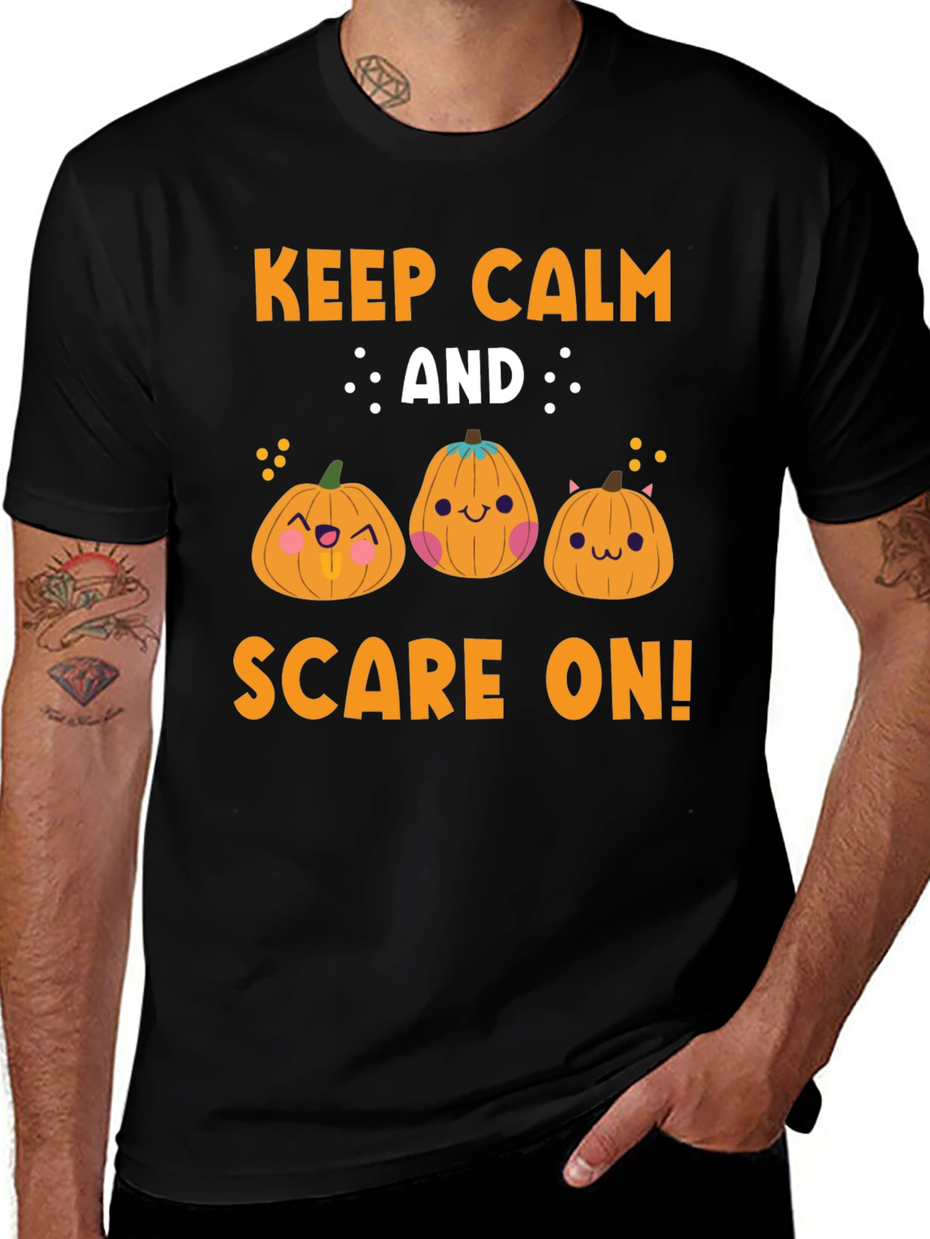 Keep Calm and Scare On Halloween T-Shirt
