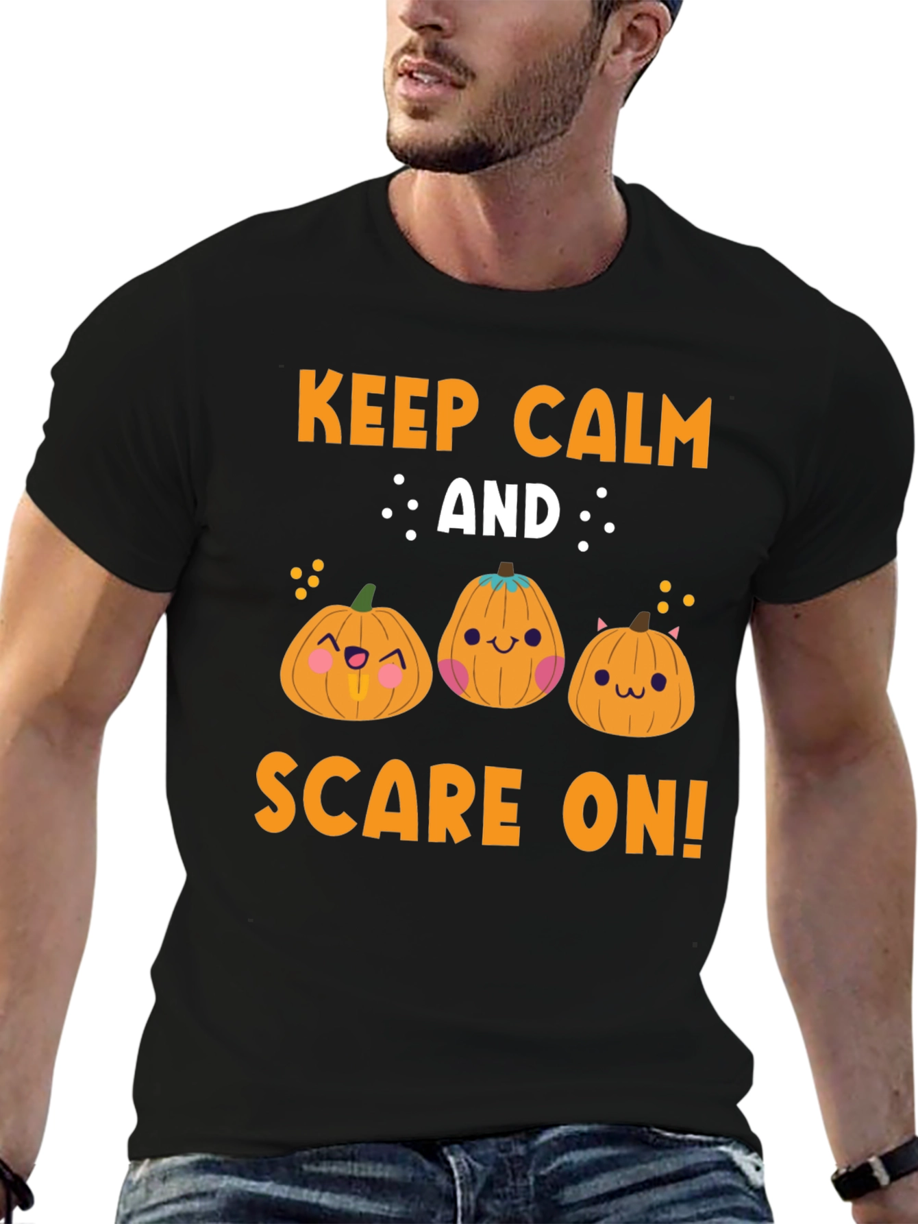 Keep Calm and Scare On Halloween T-Shirt