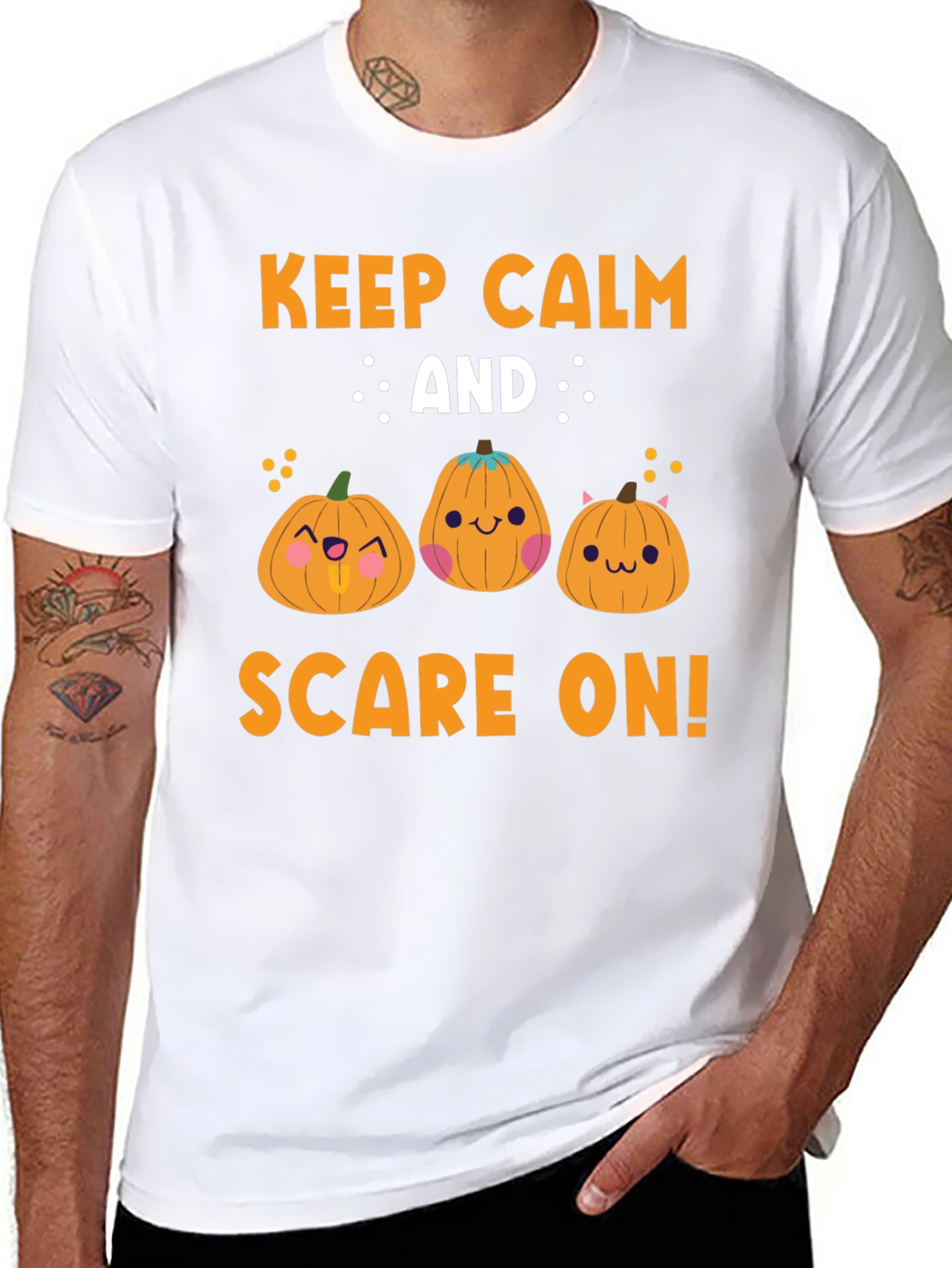 Keep Calm and Scare On Halloween T-Shirt