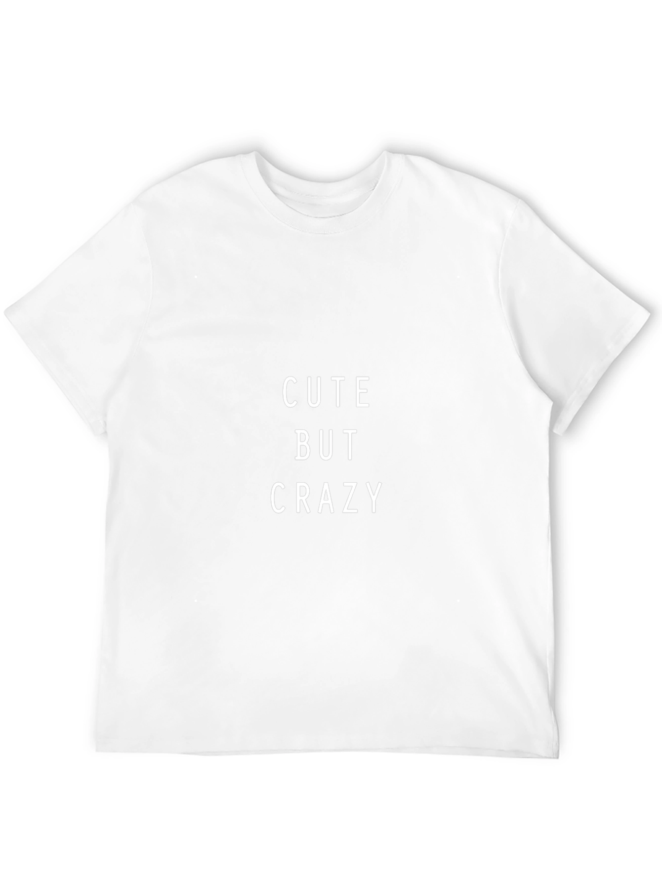 Cute But Crazy Graphic Tee - Casual Black T-Shirt